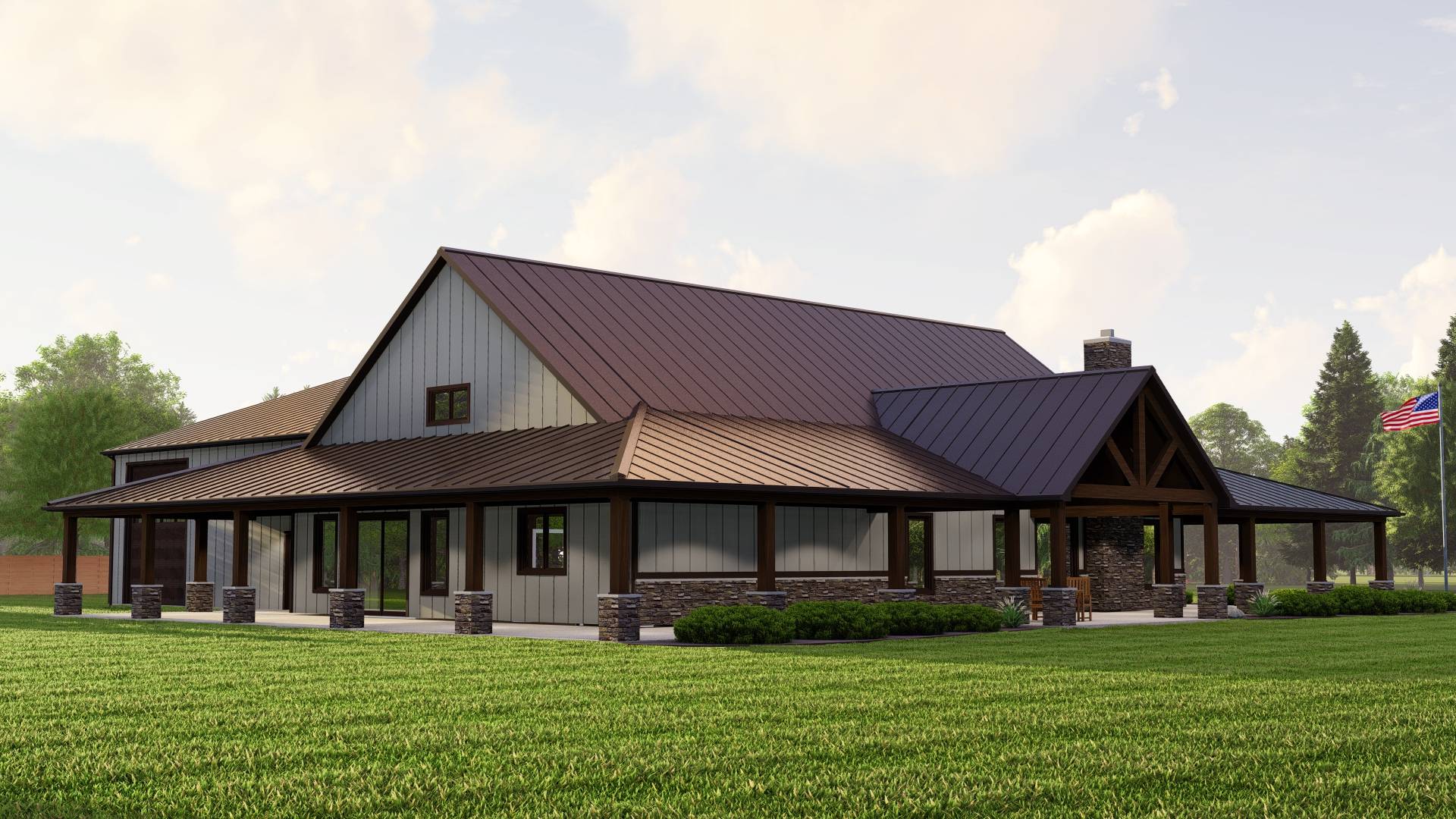 BG-20059 Duxbury Barndominium House Plan - Image 10
