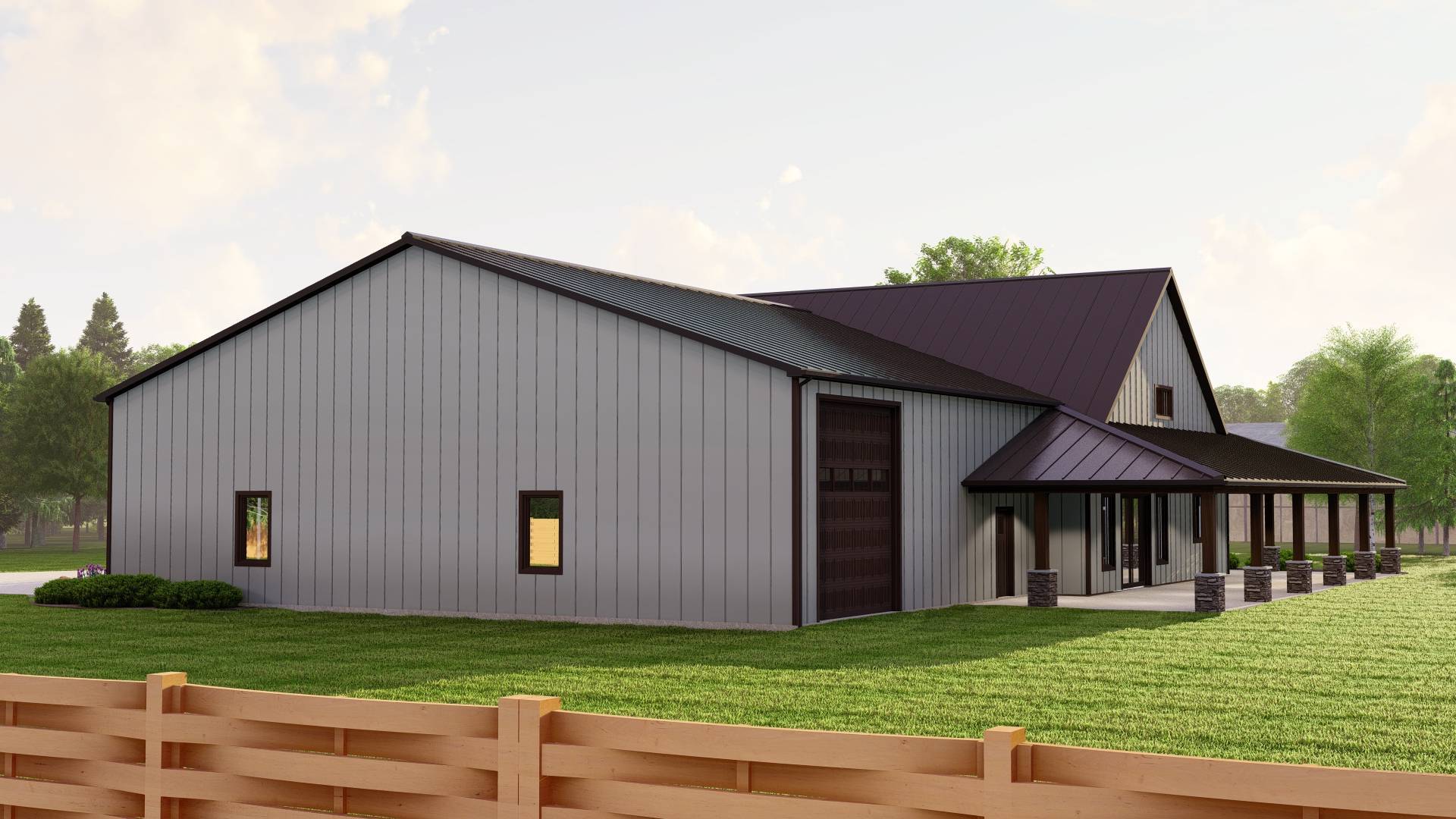 BG-20059 Duxbury Barndominium House Plan - Image 12