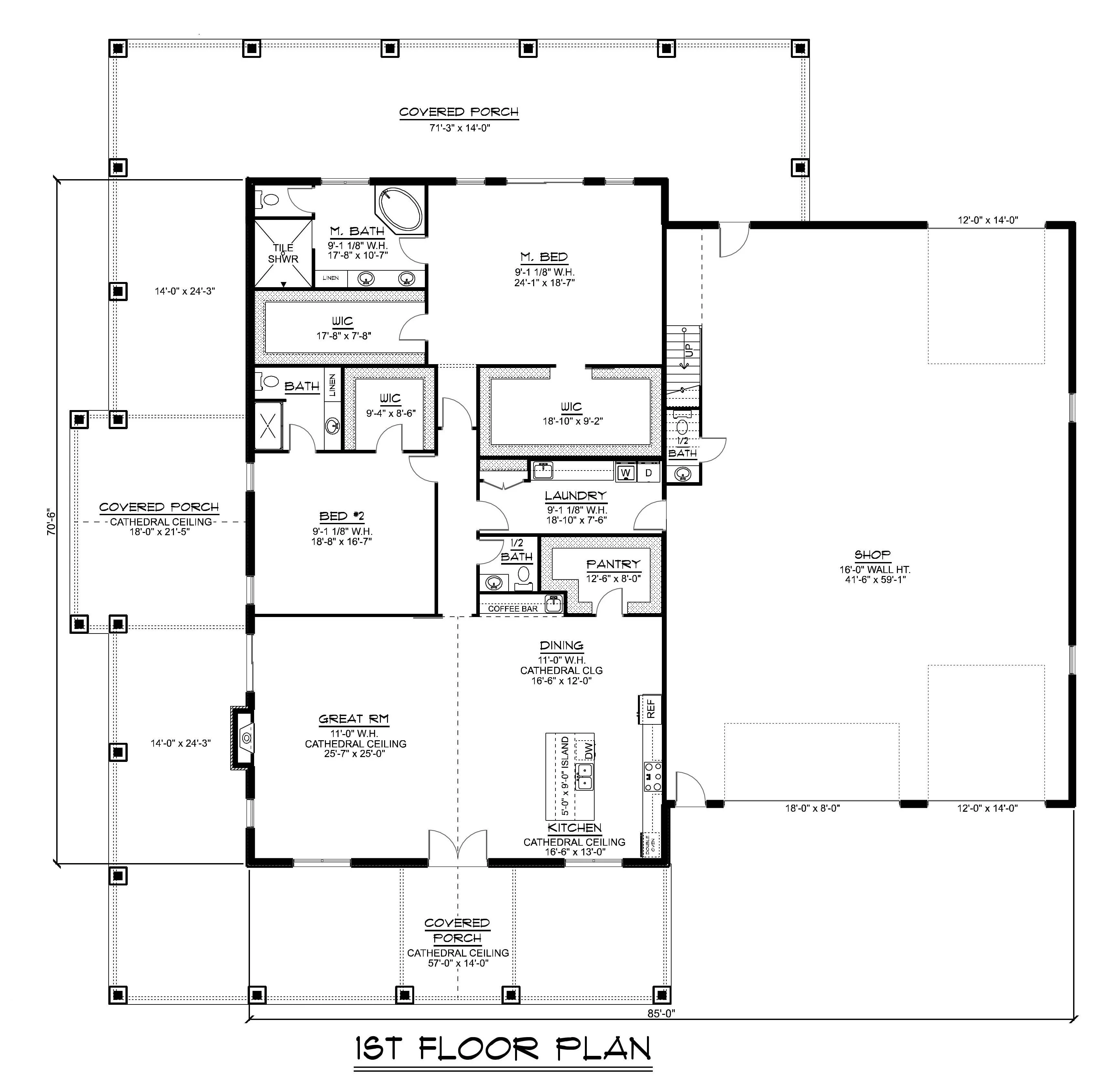 BG-20059 Duxbury Barndominium House Plan - Image 13