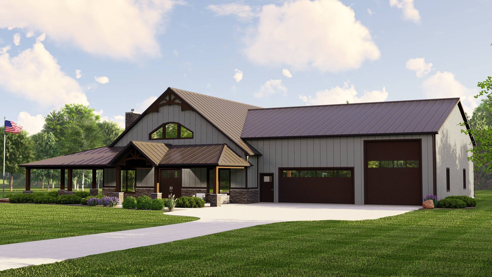 BG-20059 Duxbury Barndominium House Plan - Image 7