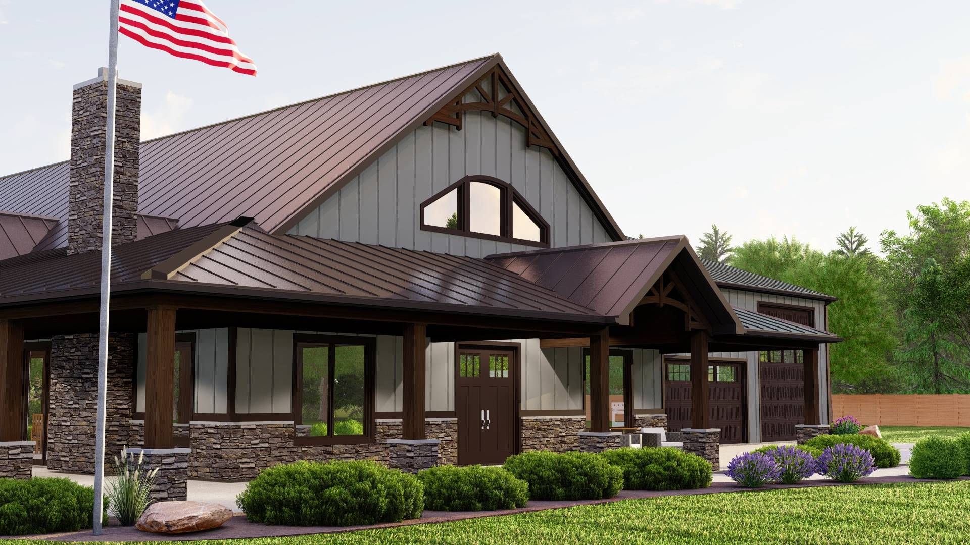 BG-20059 Duxbury Barndominium House Plan - Image 8