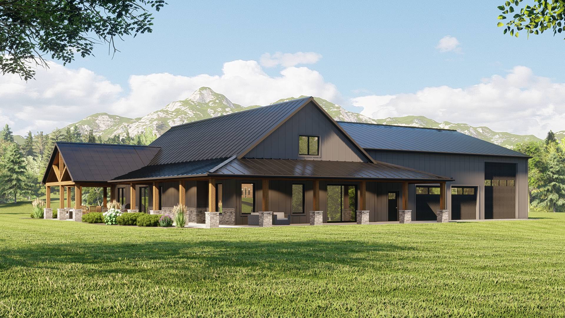 BG-20060 Newport Barndominium House Plan - Image 11