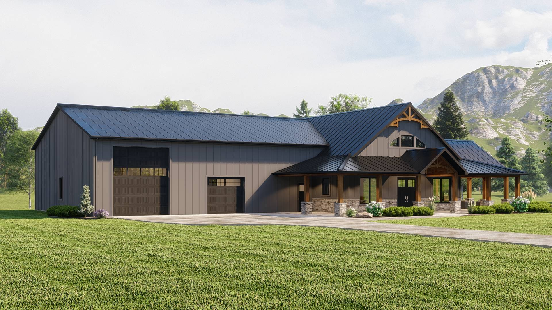 BG-20060 Newport Barndominium House Plan - Image 7