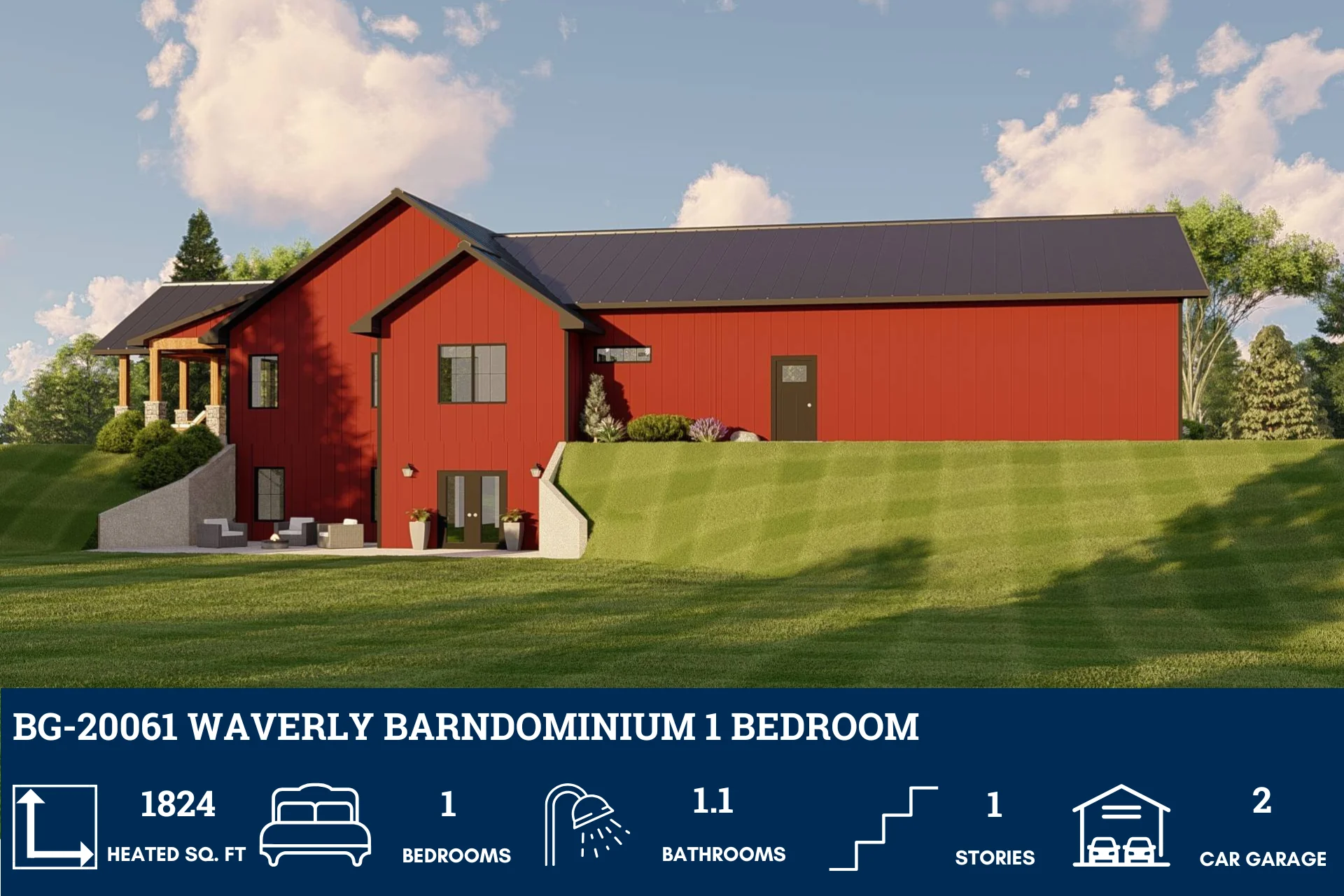 BG-20061 Waverly Barndominium House Plan - Image 4