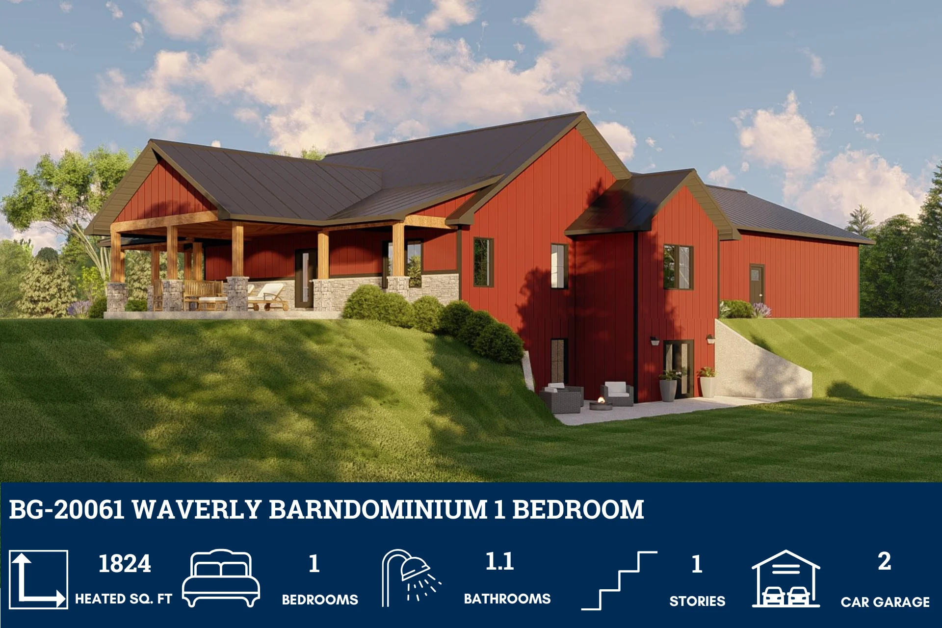 BG-20061 Waverly Barndominium House Plan - Image 5