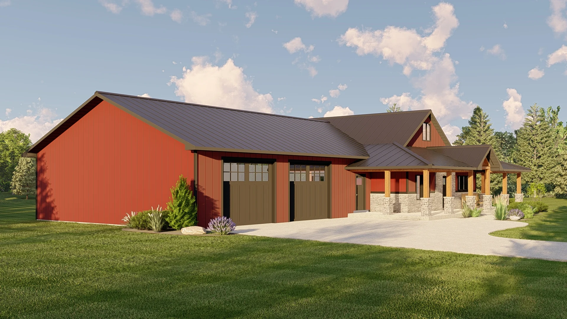 BG-20061 Waverly Barndominium House Plan - Image 8