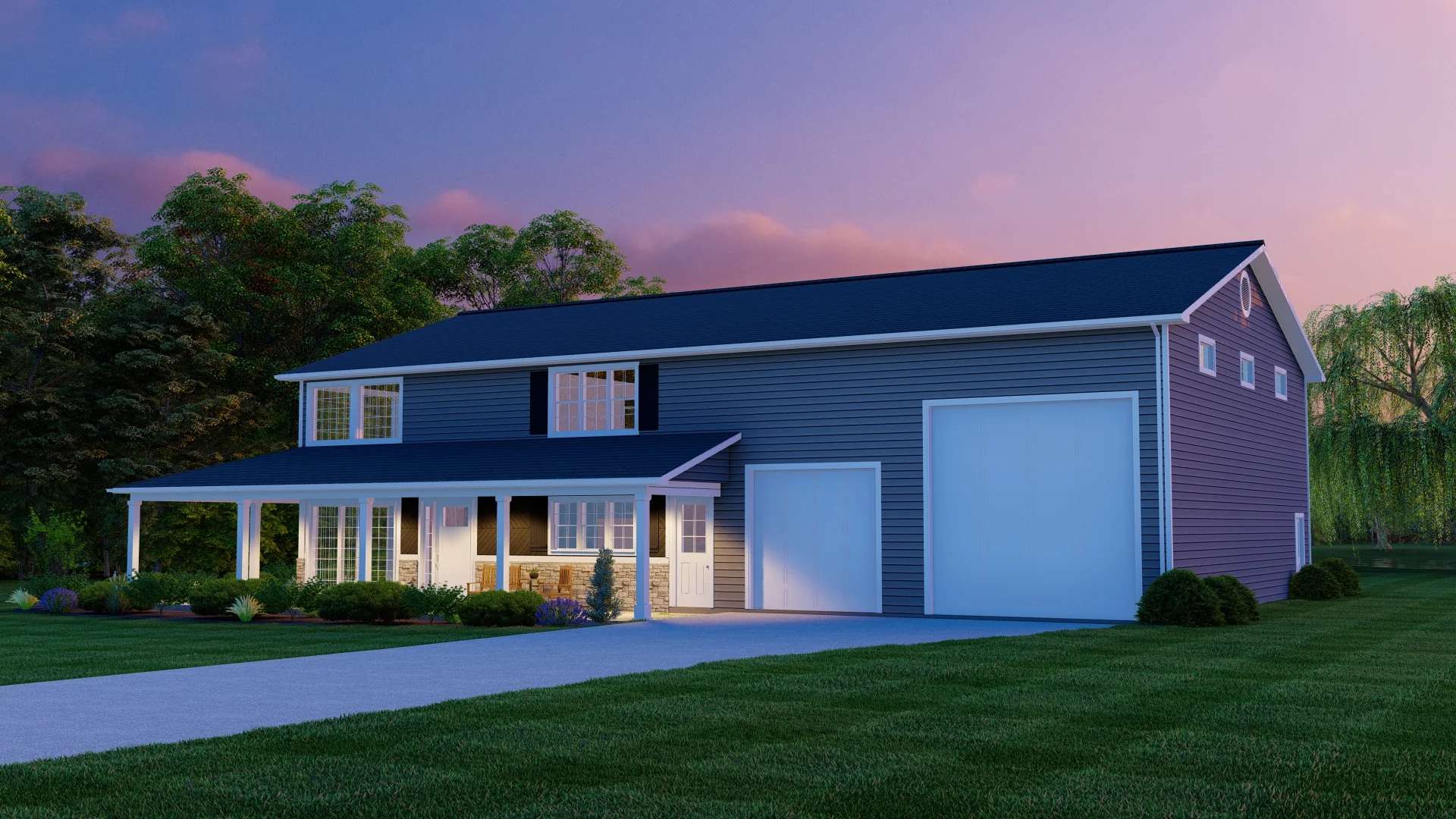 BG-20062 Wharton Barndominium House Plan - Image 11
