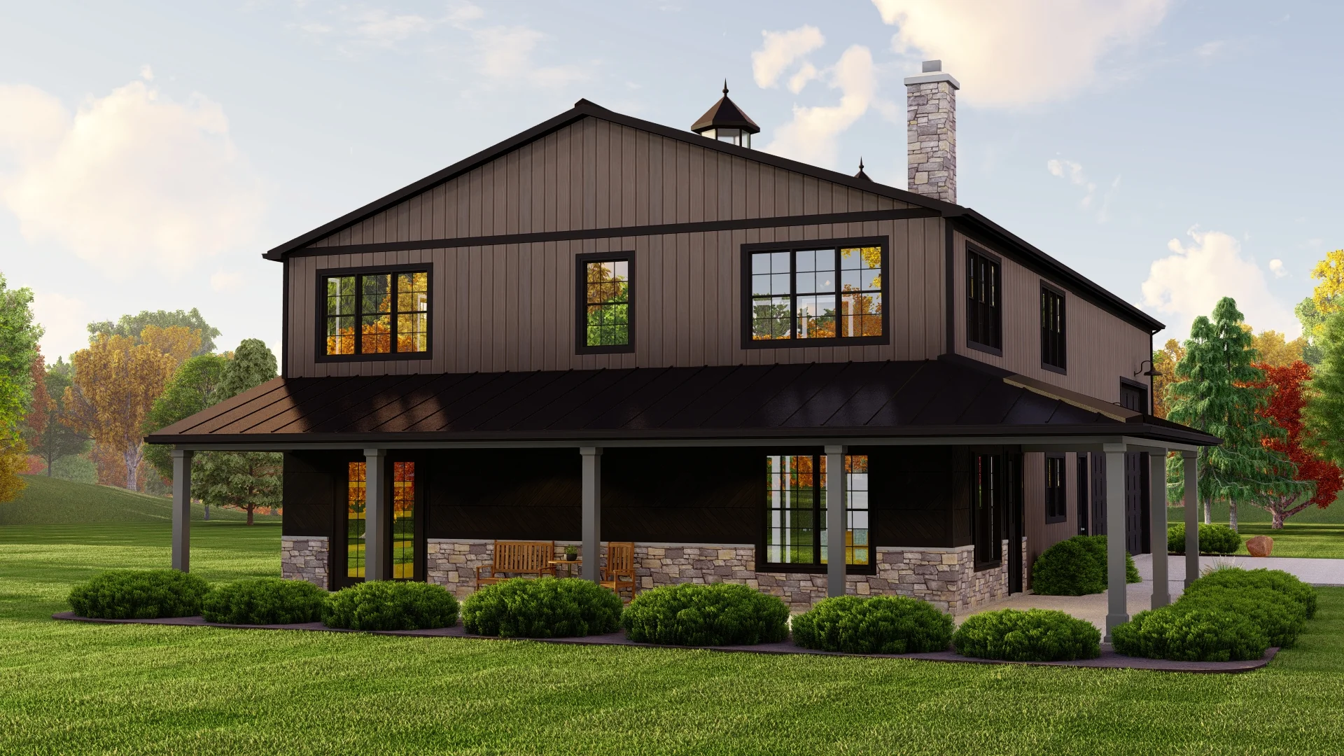 BG-20063 Carrington Barndominium House Plan - Image 8
