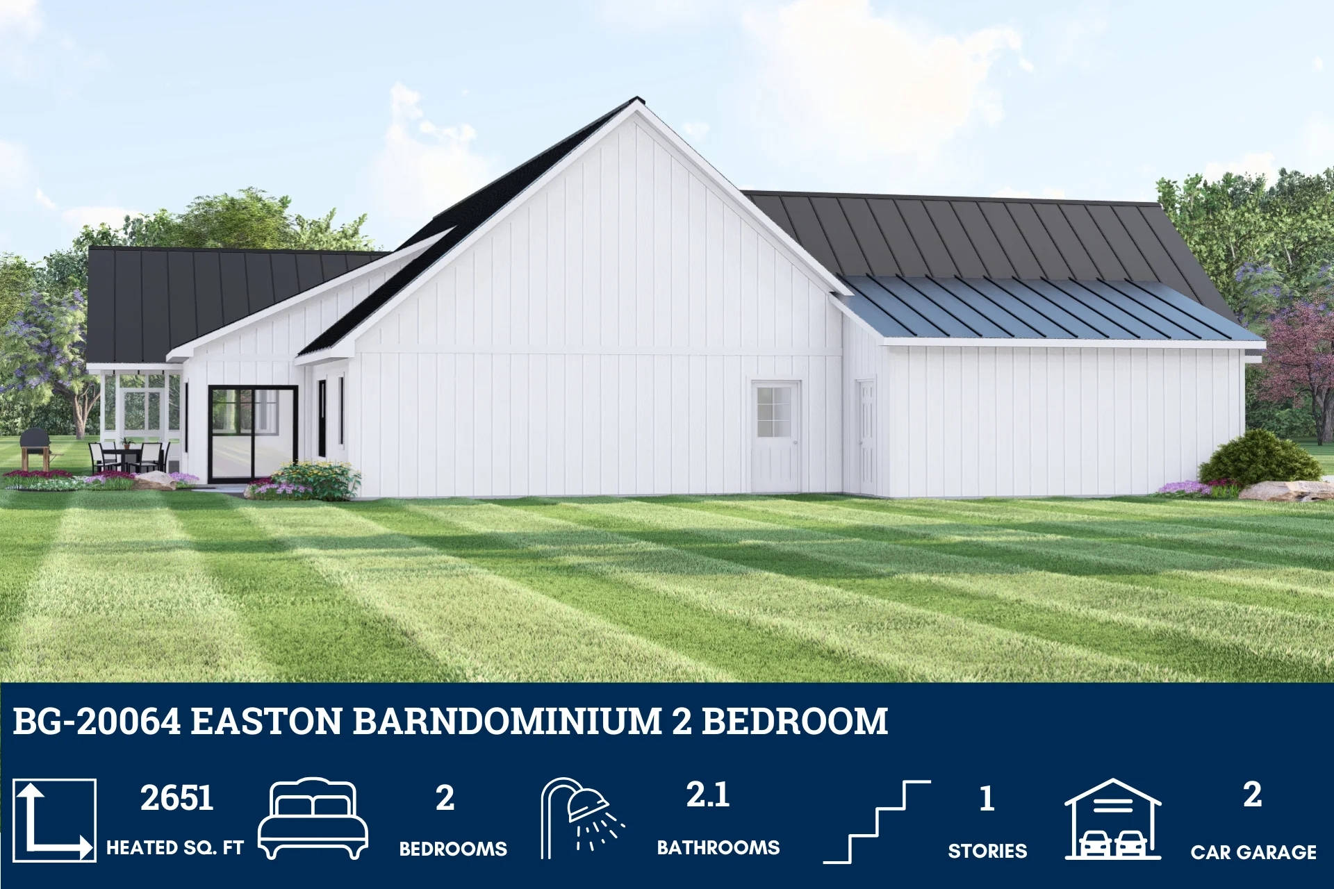 BG-20064 Easton Barndominium House Plan - Image 3