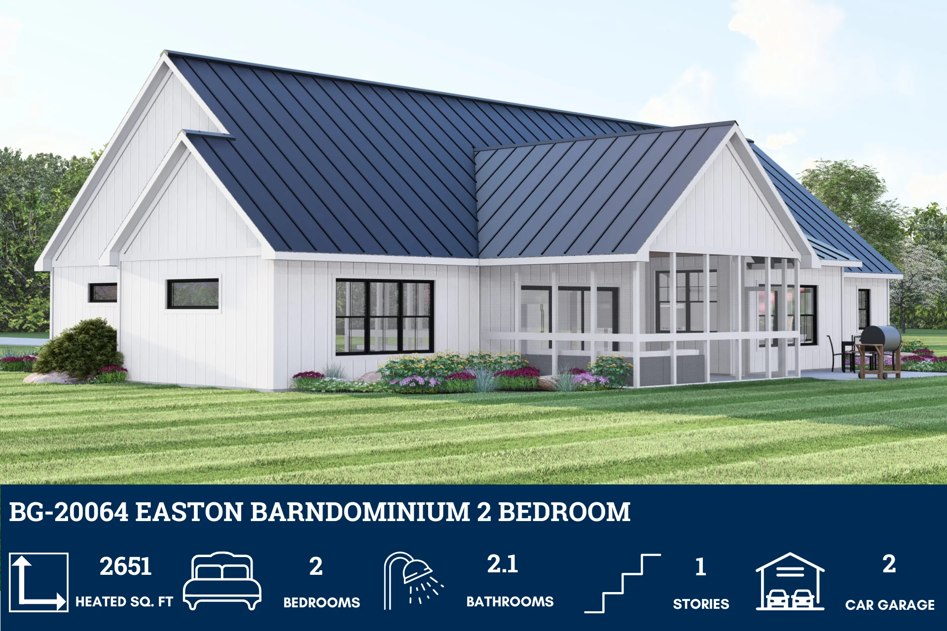 BG-20064 Easton Barndominium House Plan - Image 4