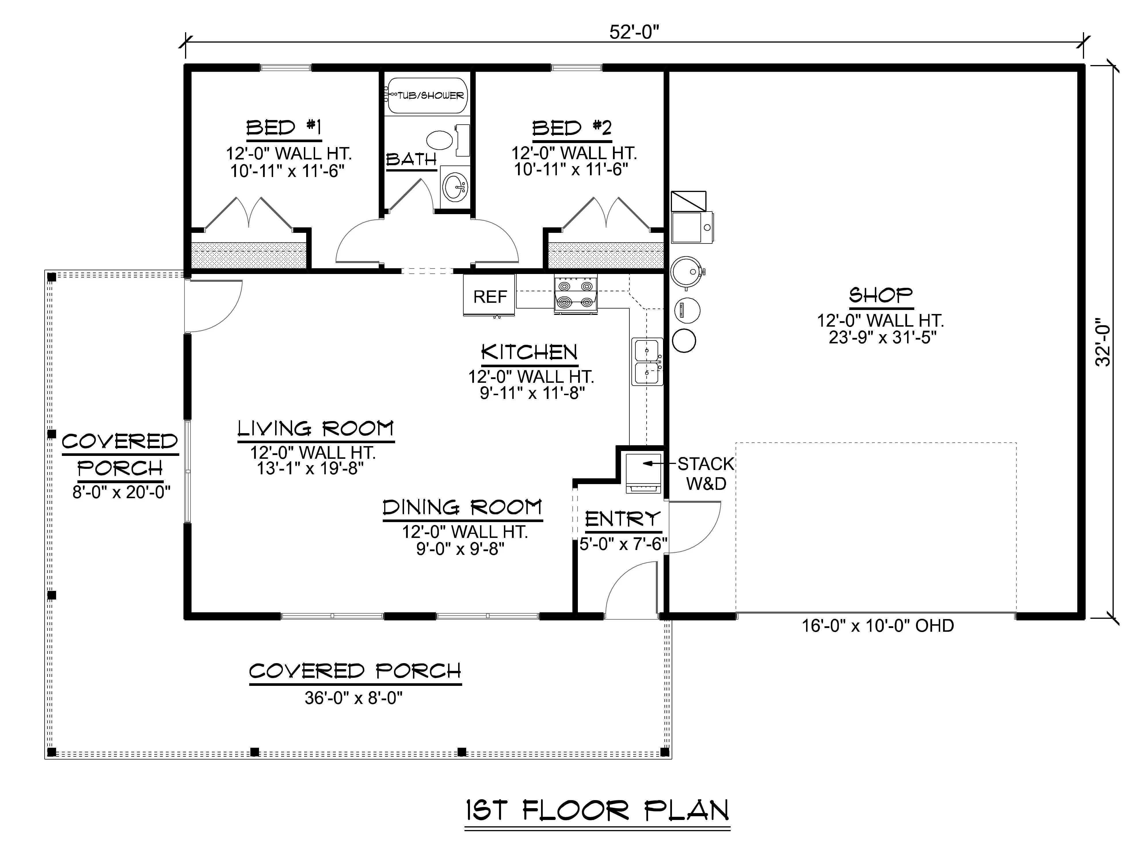 BG-20065 Montrose Barndominium House Plan - Image 22