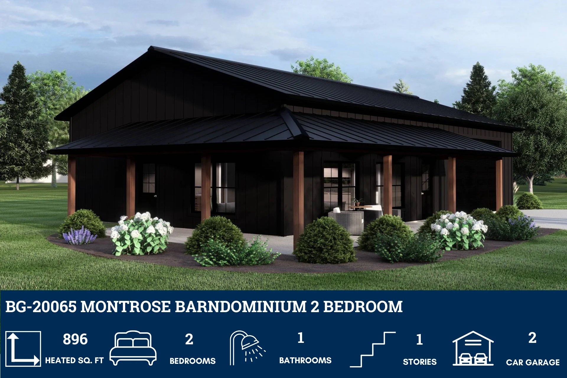 BG-20065 Montrose Barndominium House Plan - Image 5