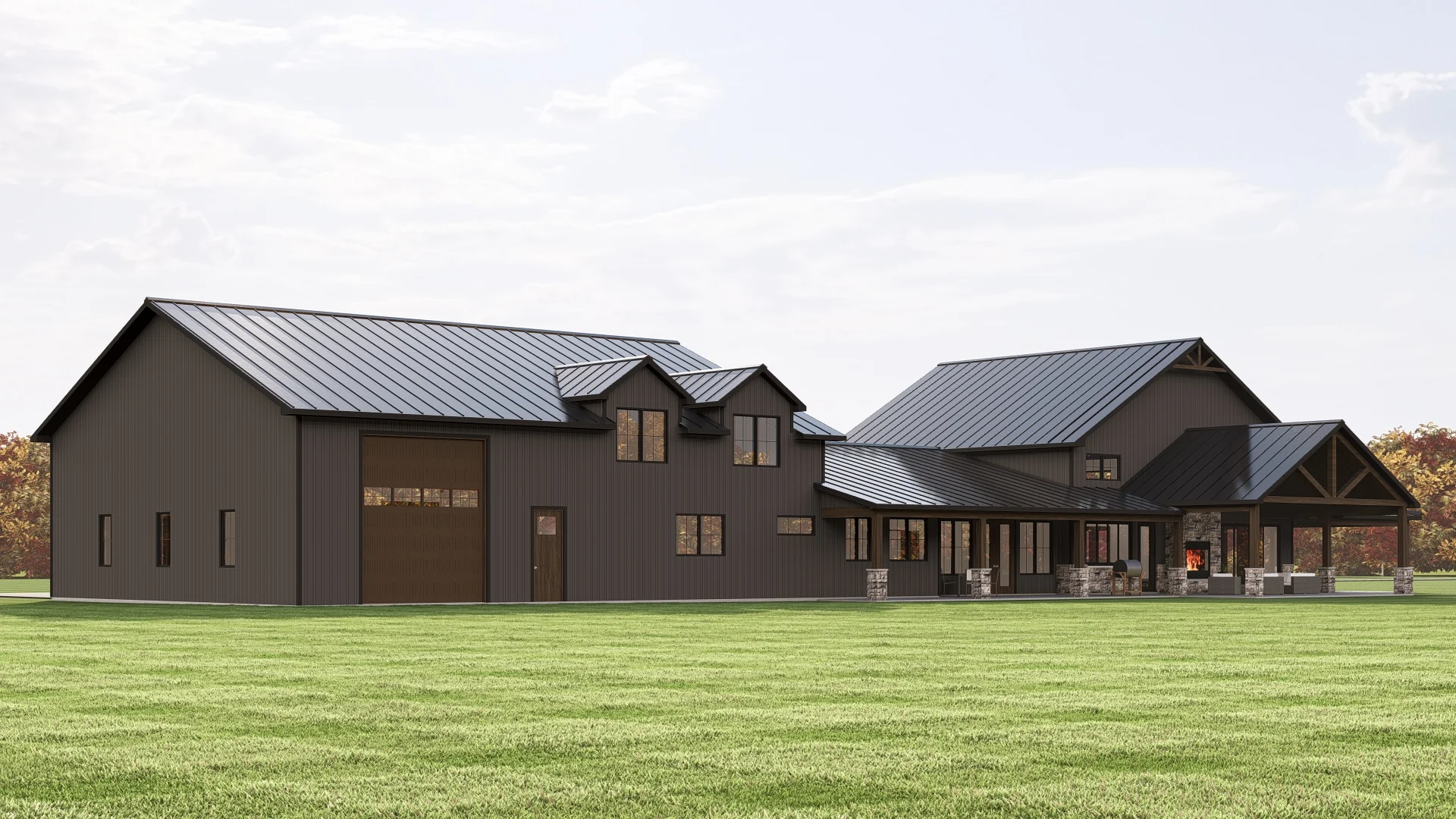BG-20068 Emerson Barndominium House Plan - Image 21