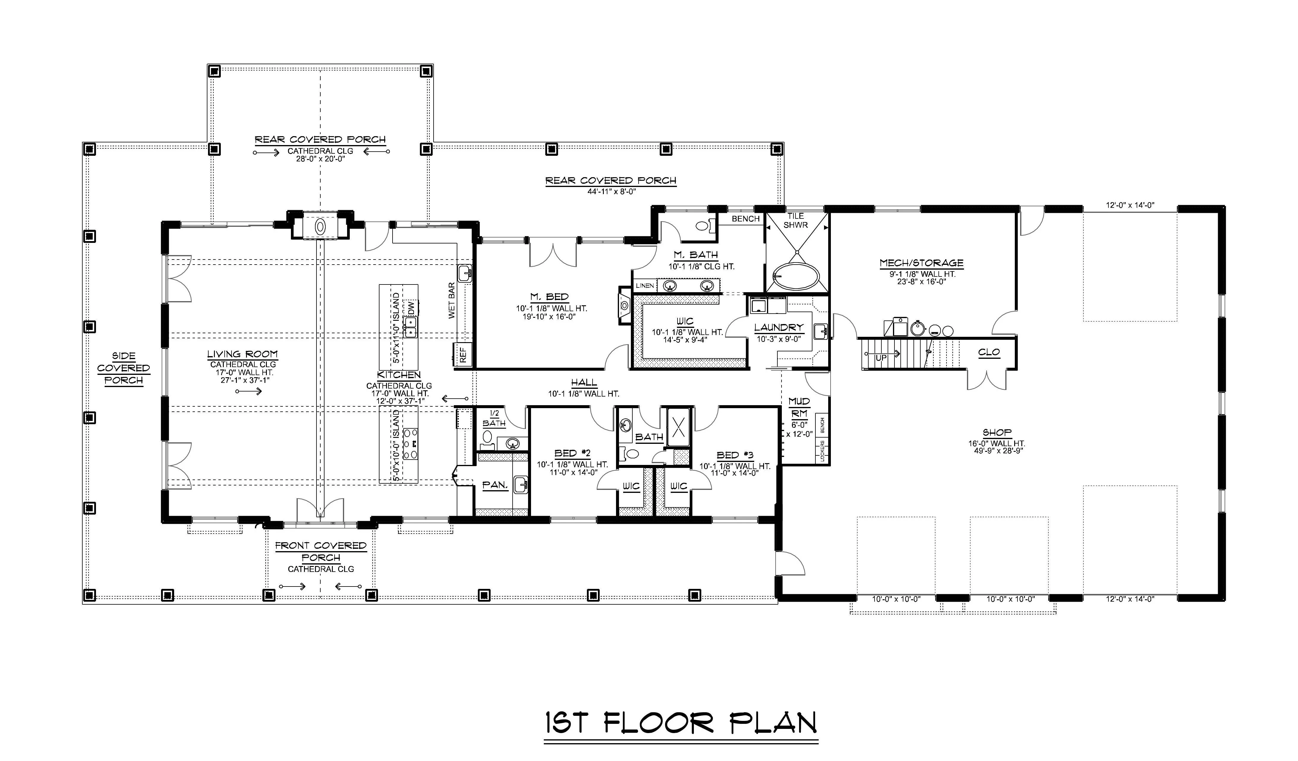 BG-20068 Emerson Barndominium House Plan - Image 40
