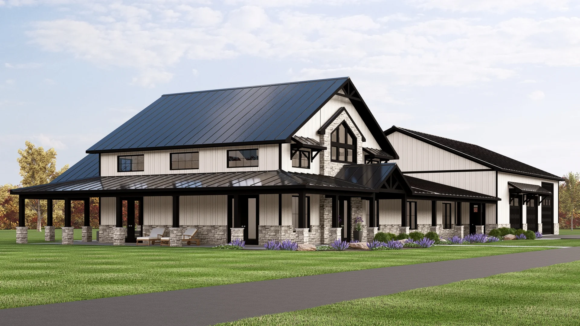 BG-20068 Emerson Barndominium House Plan - Image 9
