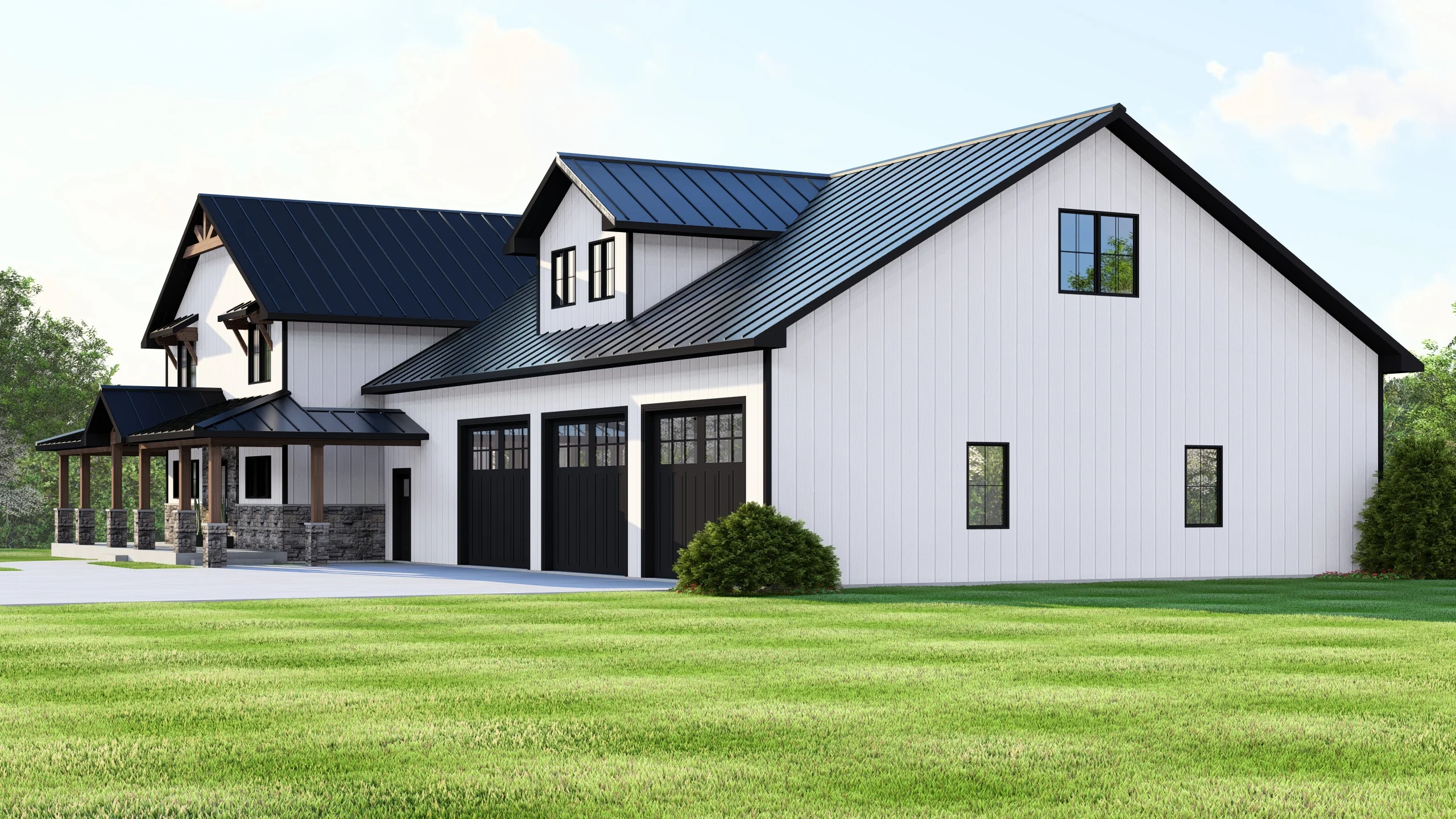 BG-20070 Kenwood Barndominium House Plan - Image 9