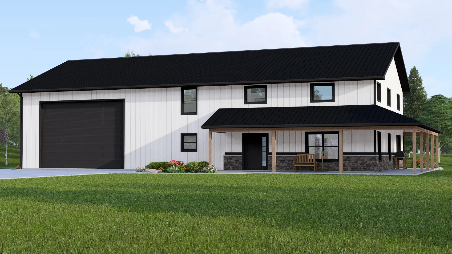 BG-20071 Lincoln Barndominium House Plan - Image 5