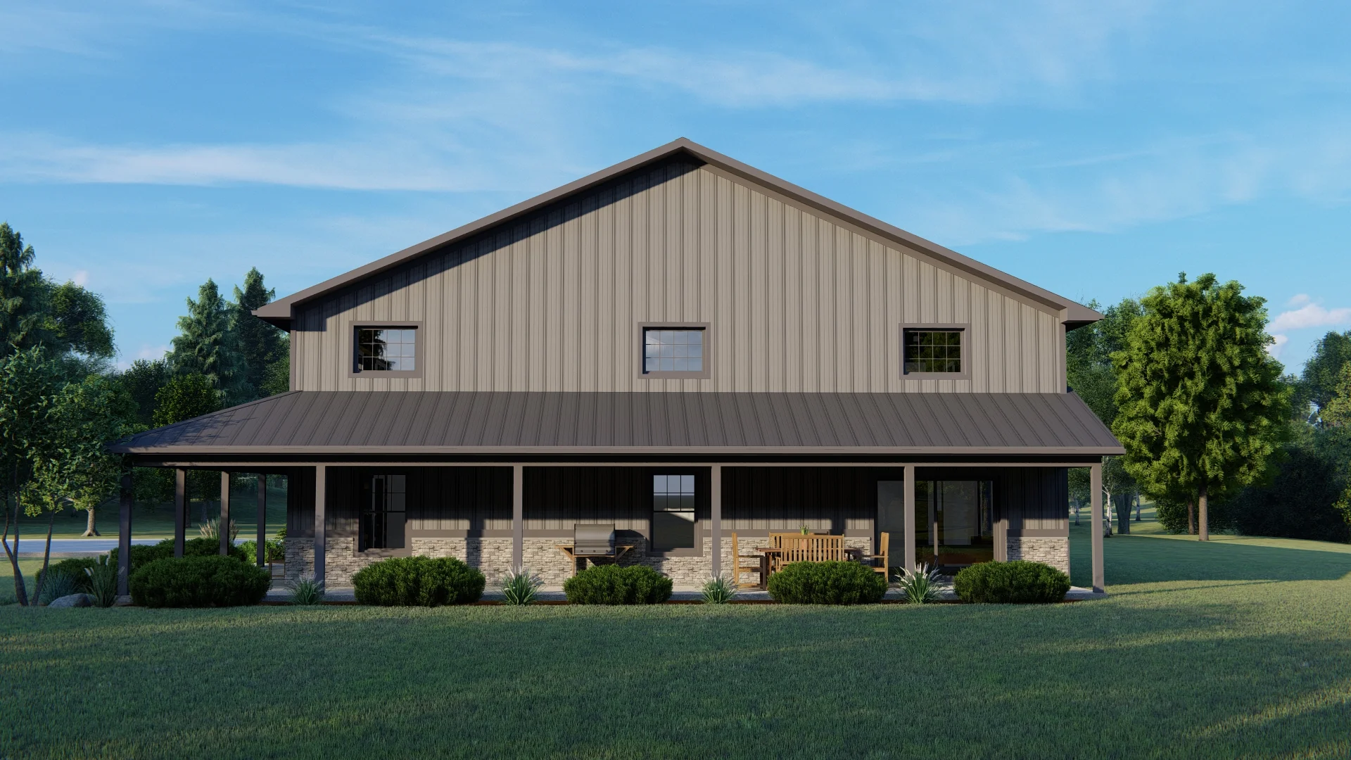 BG-20073 Madison Barndominium House Plan - Image 8