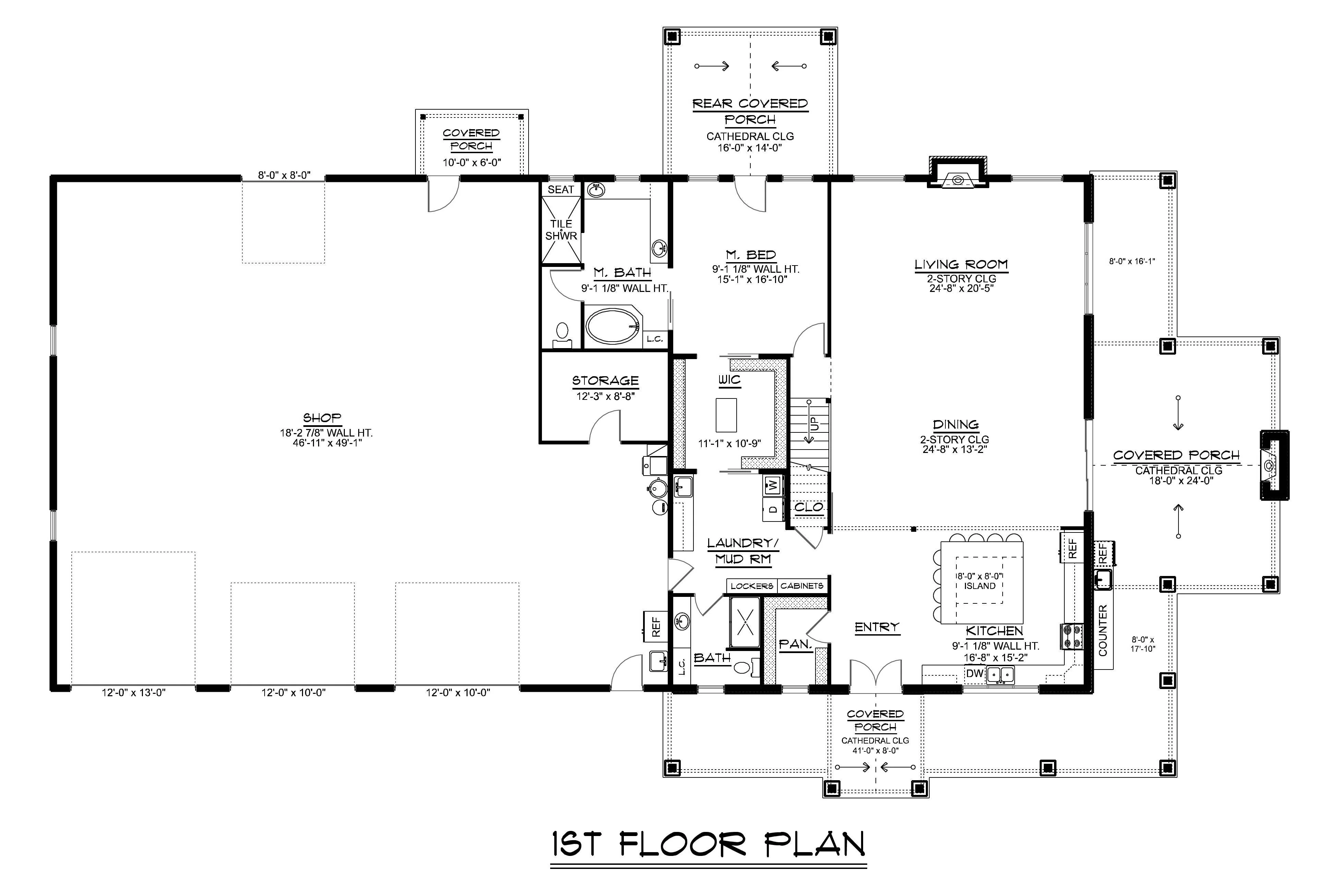 BG-20074 Warren Barndominium House Plan - Image 24
