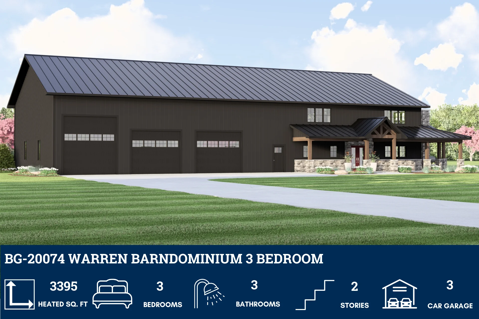 BG-20074 Warren Barndominium House Plan - Image 26
