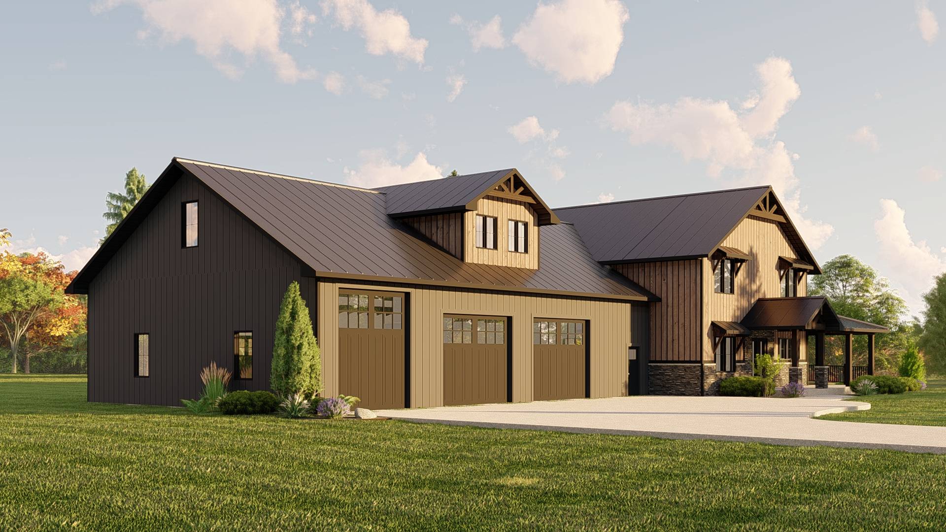 BG-20075 Grayson Barndominium House Plan - Image 12