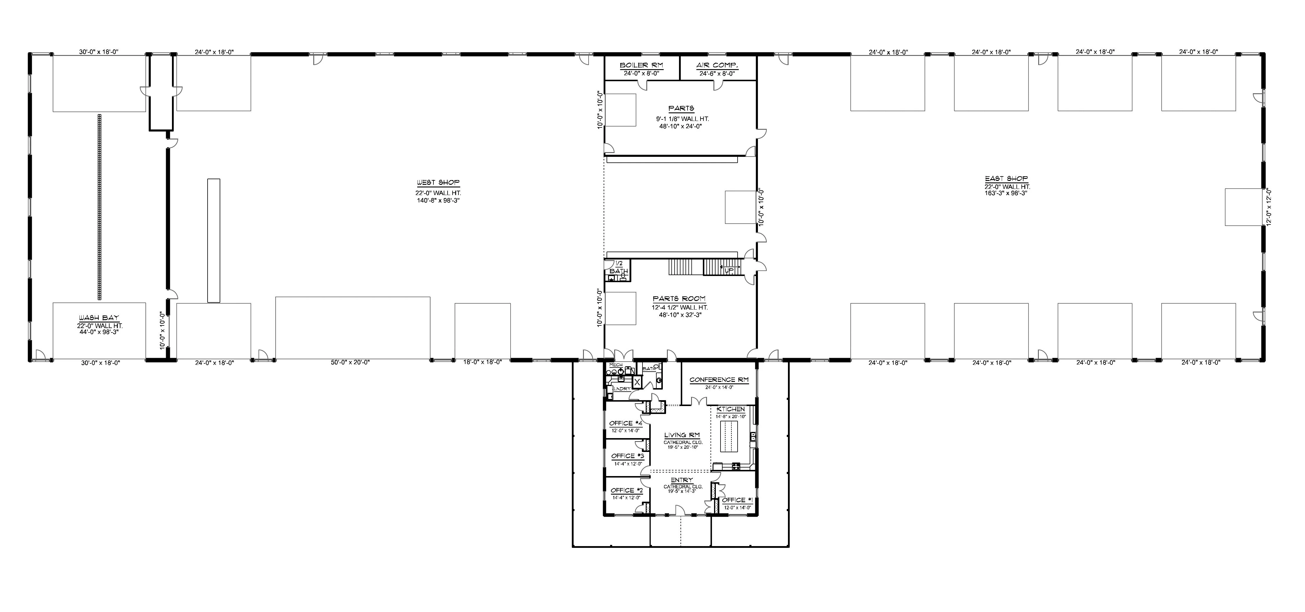 BG-20076 Campbell Barndominium House Plan - Image 17