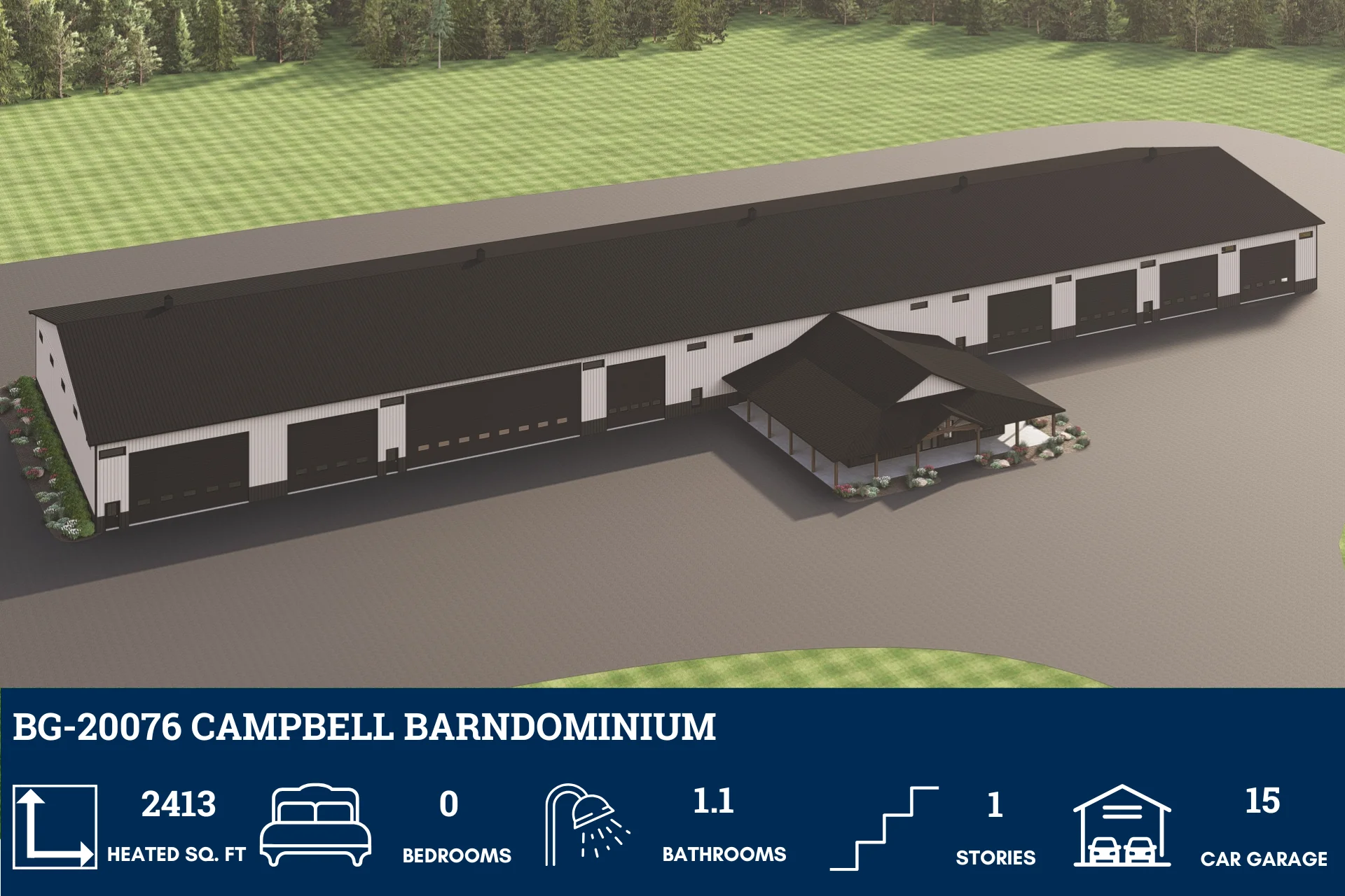 BG-20076 Campbell Barndominium House Plan - Image 8