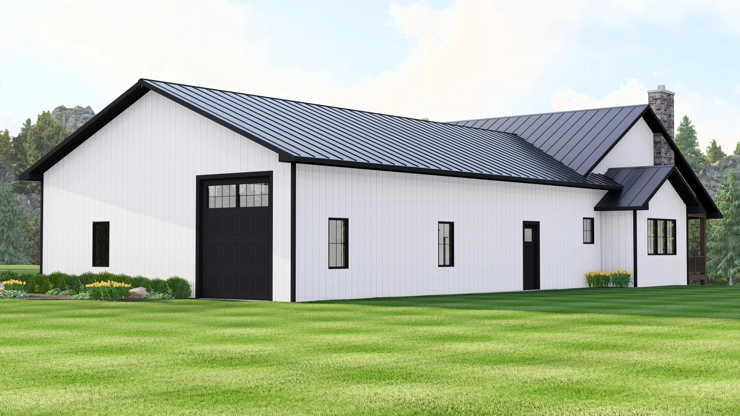 BG-20077 Bancroft Barndominium House Plan - Image 10