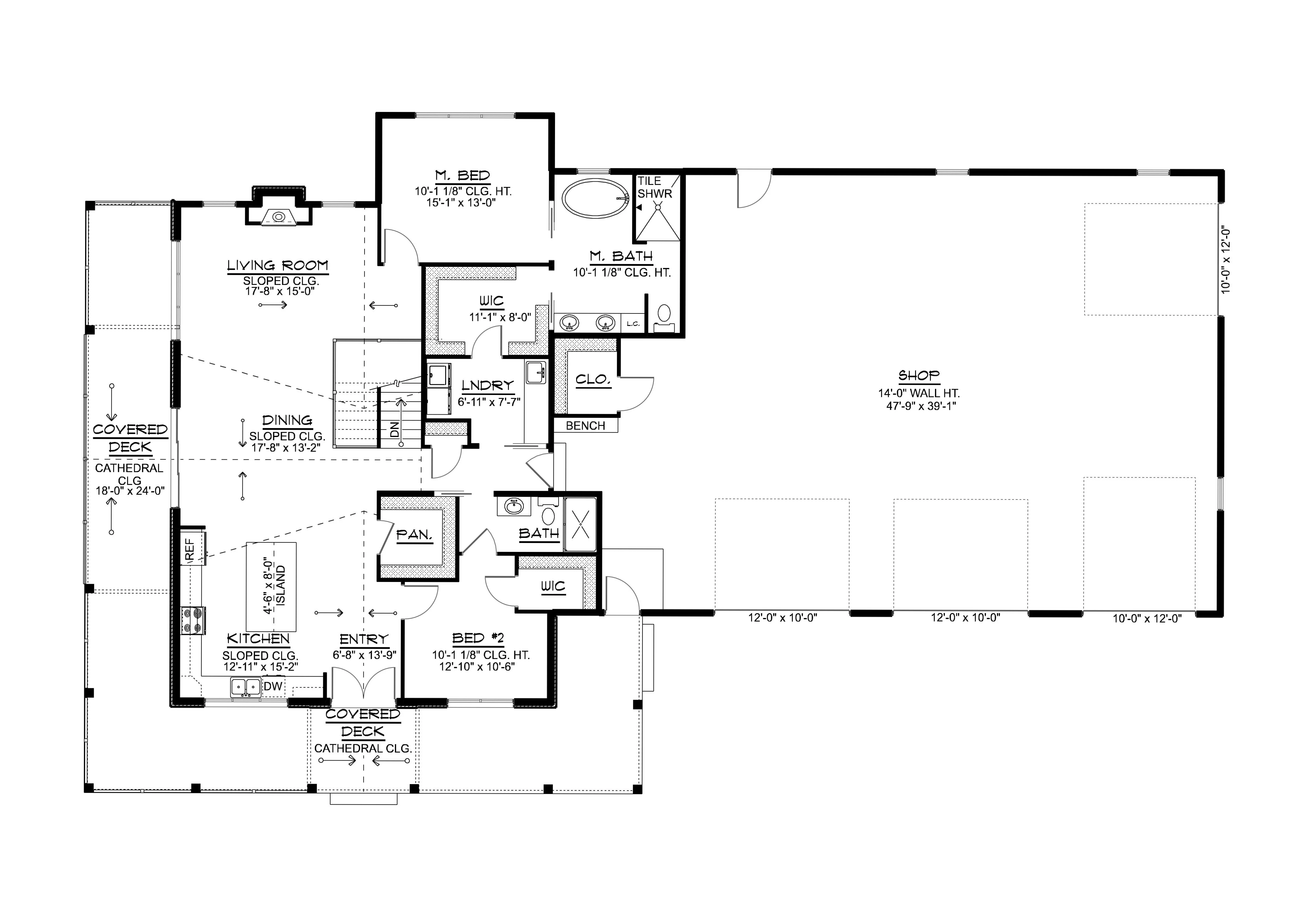 BG-20077 Bancroft Barndominium House Plan - Image 24