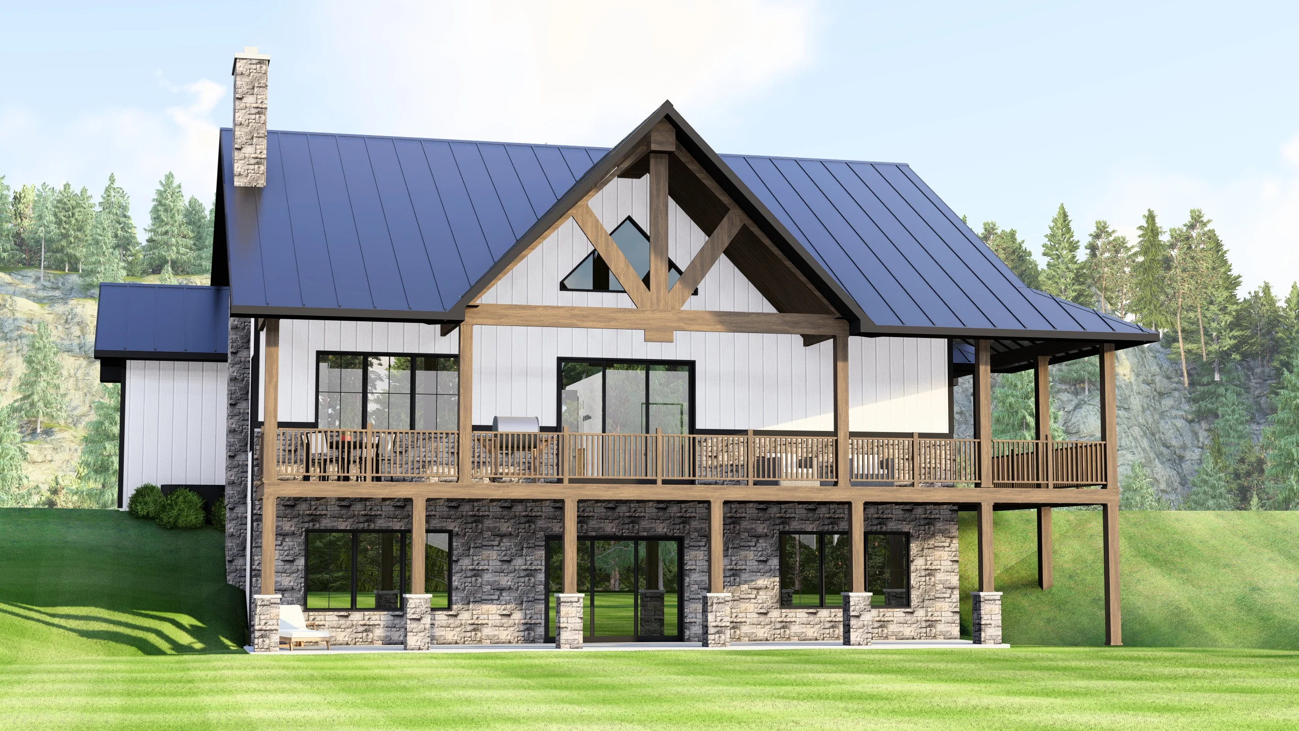 BG-20077 Bancroft Barndominium House Plan - Image 8