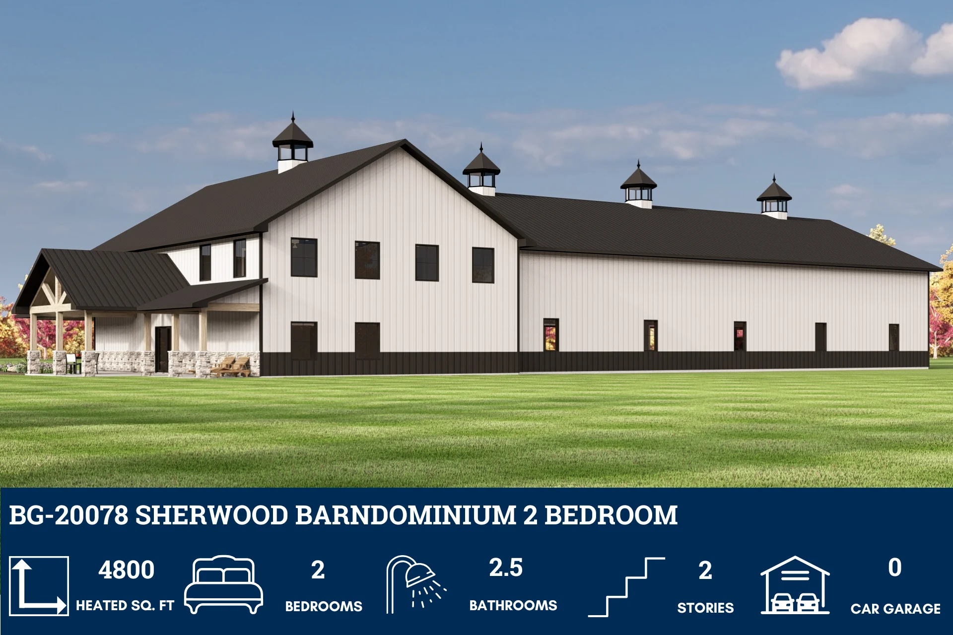 BG-20078 Sherwood Barndominium House Plan - Image 3