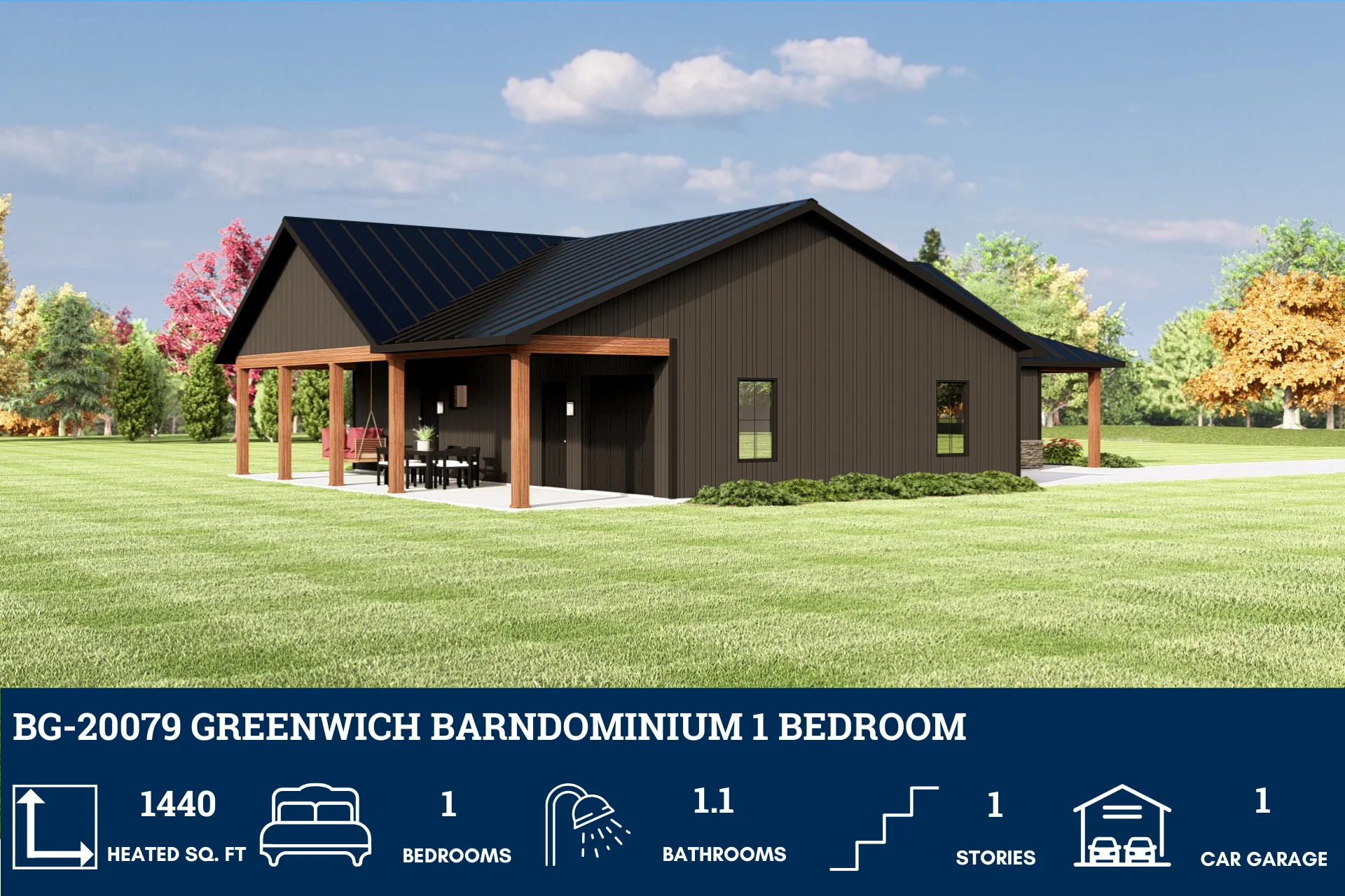 BG-20079 Greenwich Barndominium House Plan - Image 4