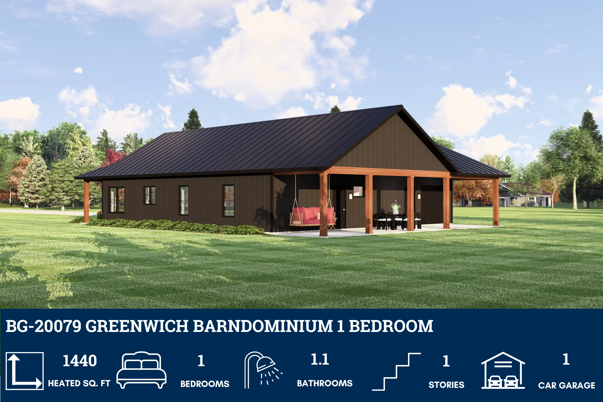 BG-20079 Greenwich Barndominium House Plan - Image 5