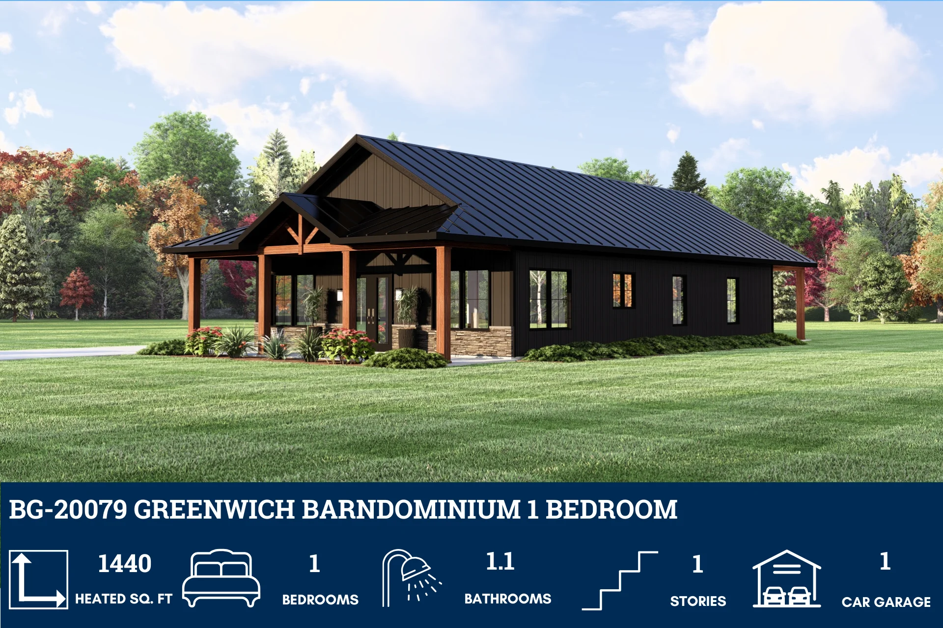BG-20079 Greenwich Barndominium House Plan - Image 6