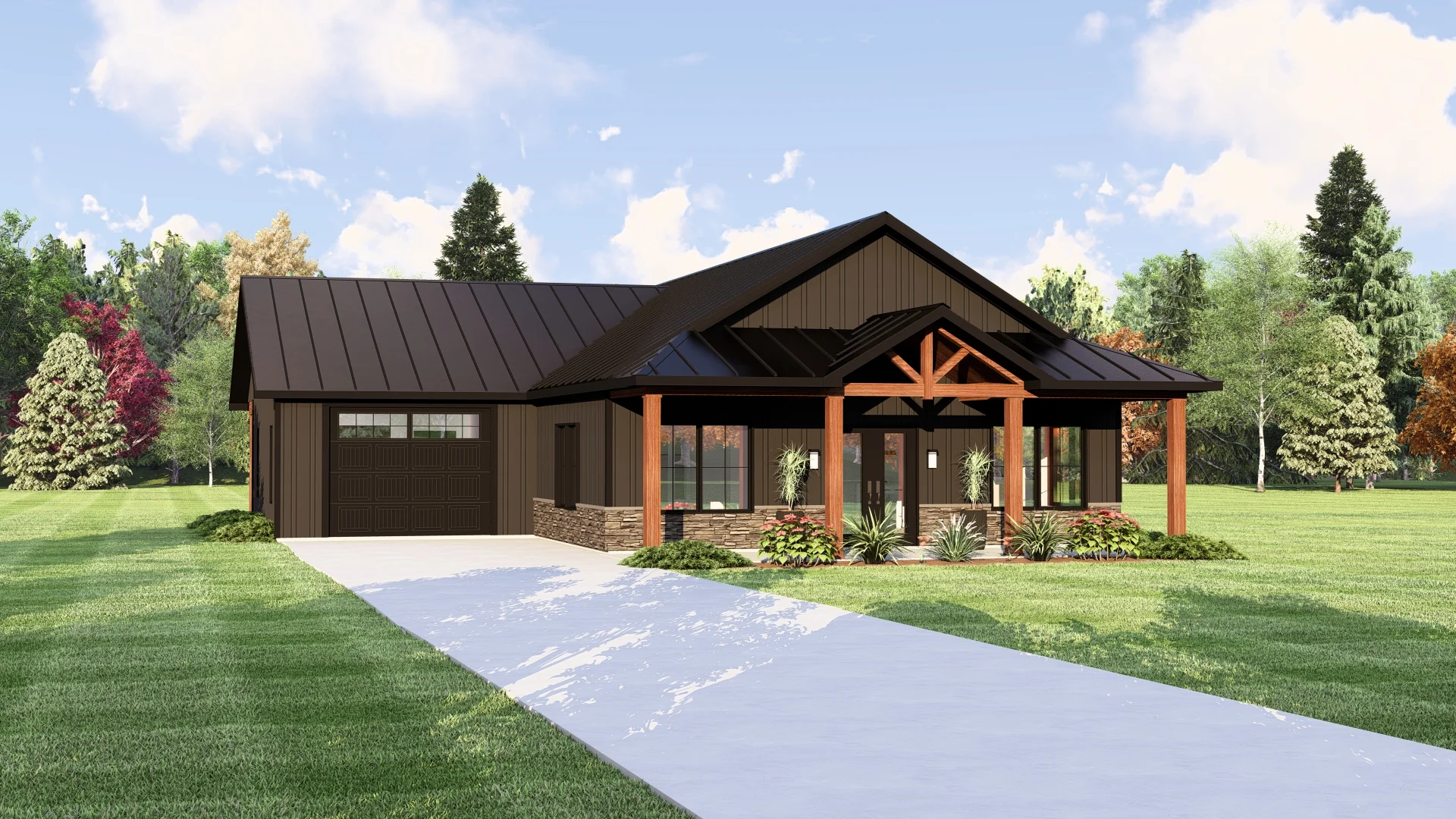 BG-20079 Greenwich Barndominium House Plan - Image 7