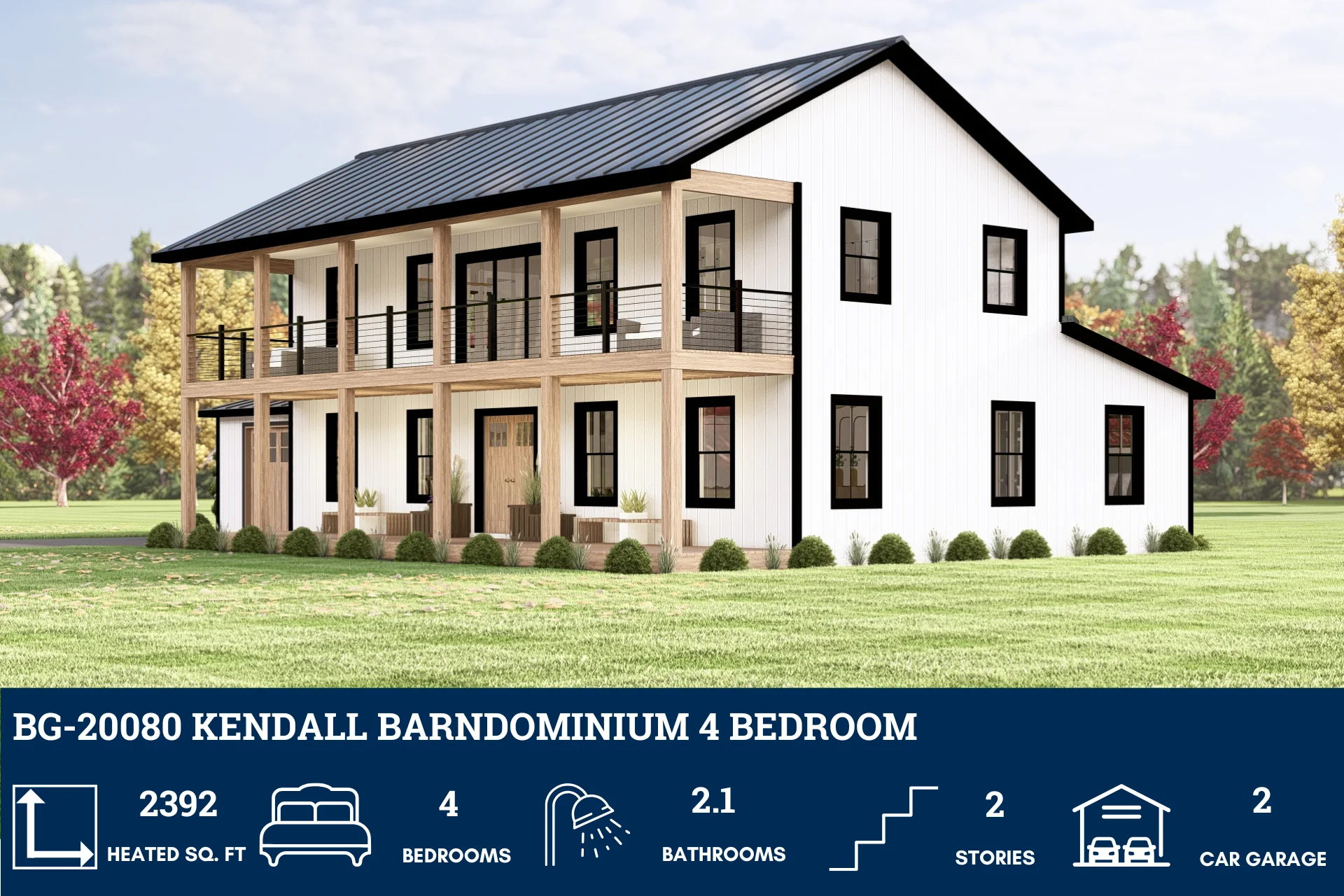 BG-20080 Kendall Barndominium House Plan - Image 3