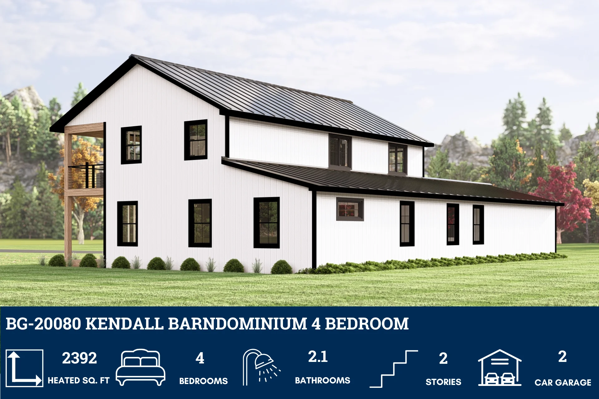 BG-20080 Kendall Barndominium House Plan - Image 4