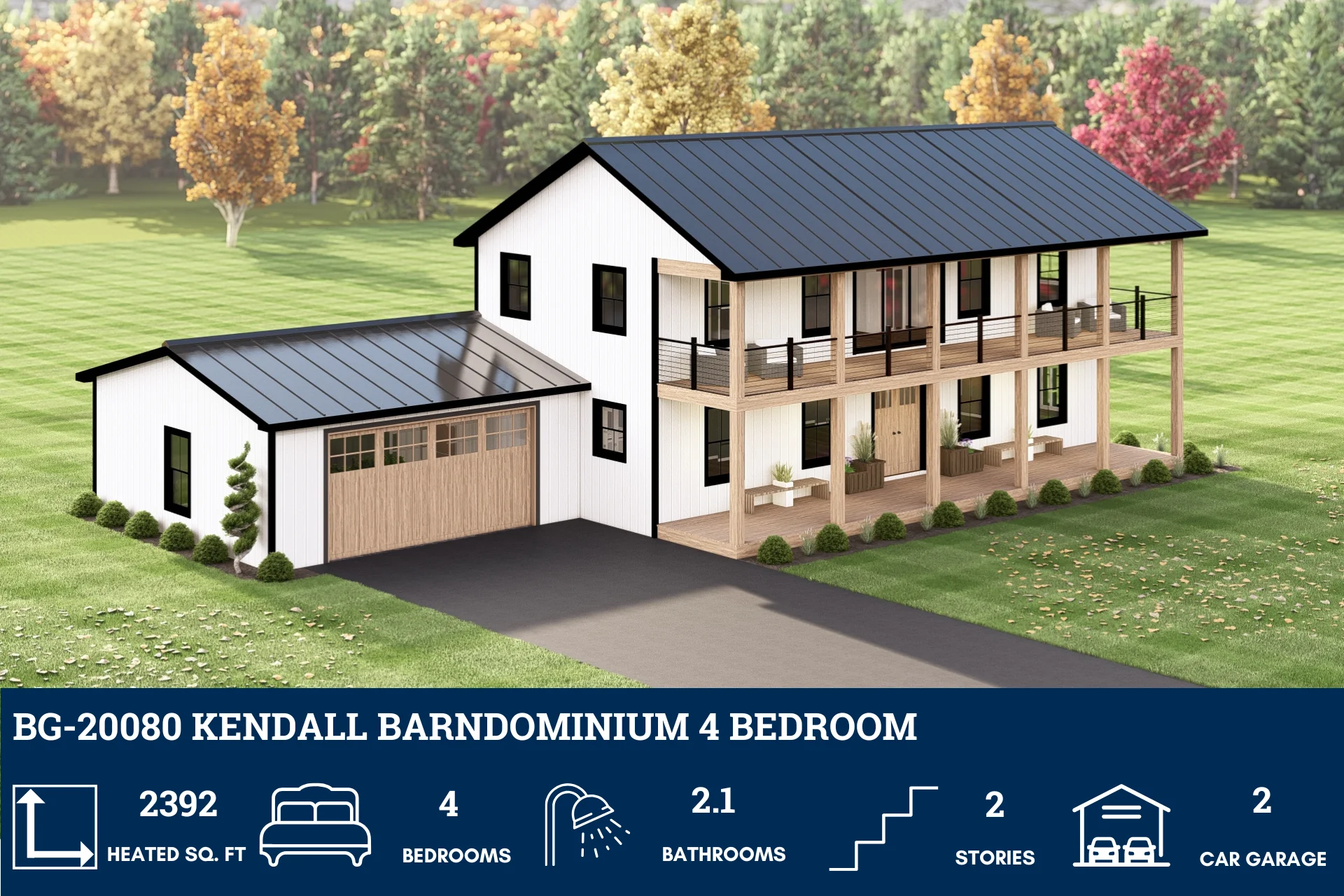 BG-20080 Kendall Barndominium House Plan - Image 6