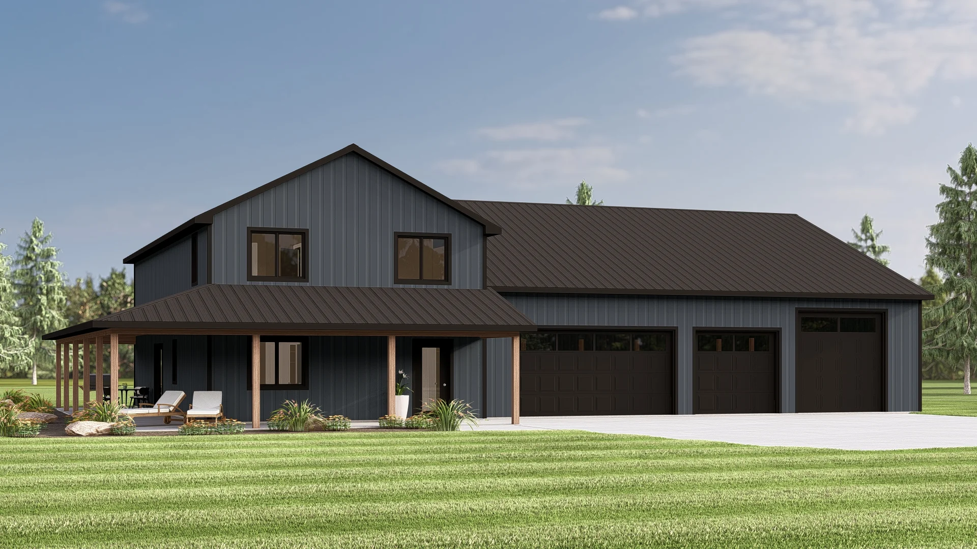 BG-20081 Vail Barndominium House Plan - Image 6