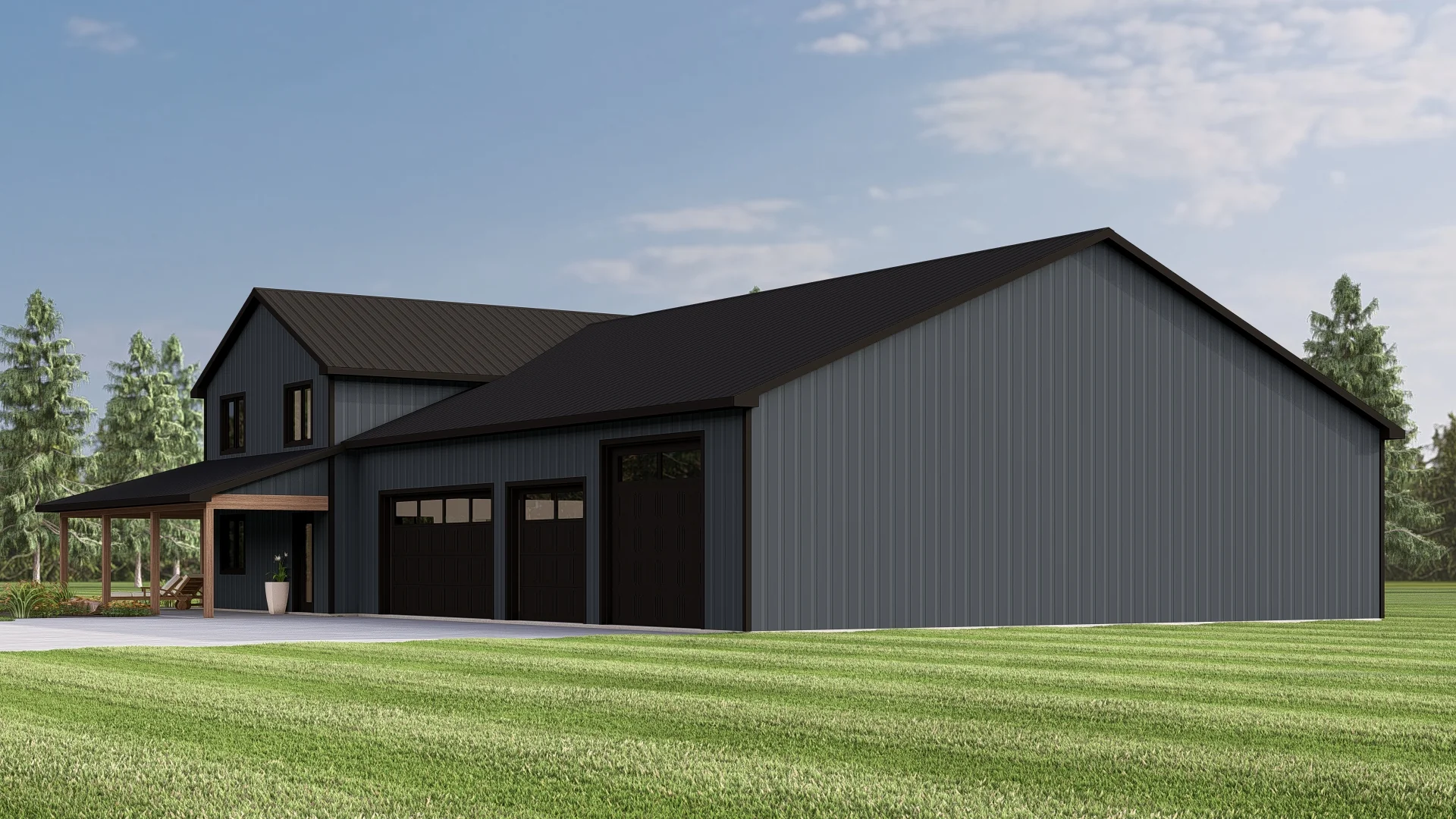 BG-20081 Vail Barndominium House Plan - Image 7