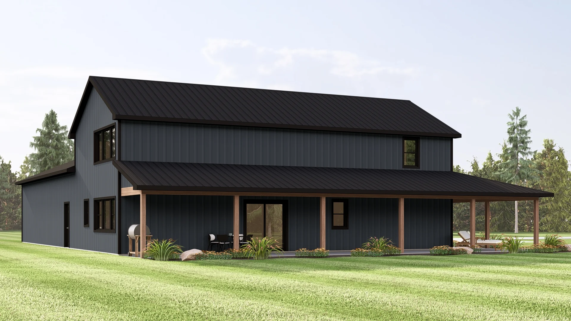BG-20081 Vail Barndominium House Plan - Image 9
