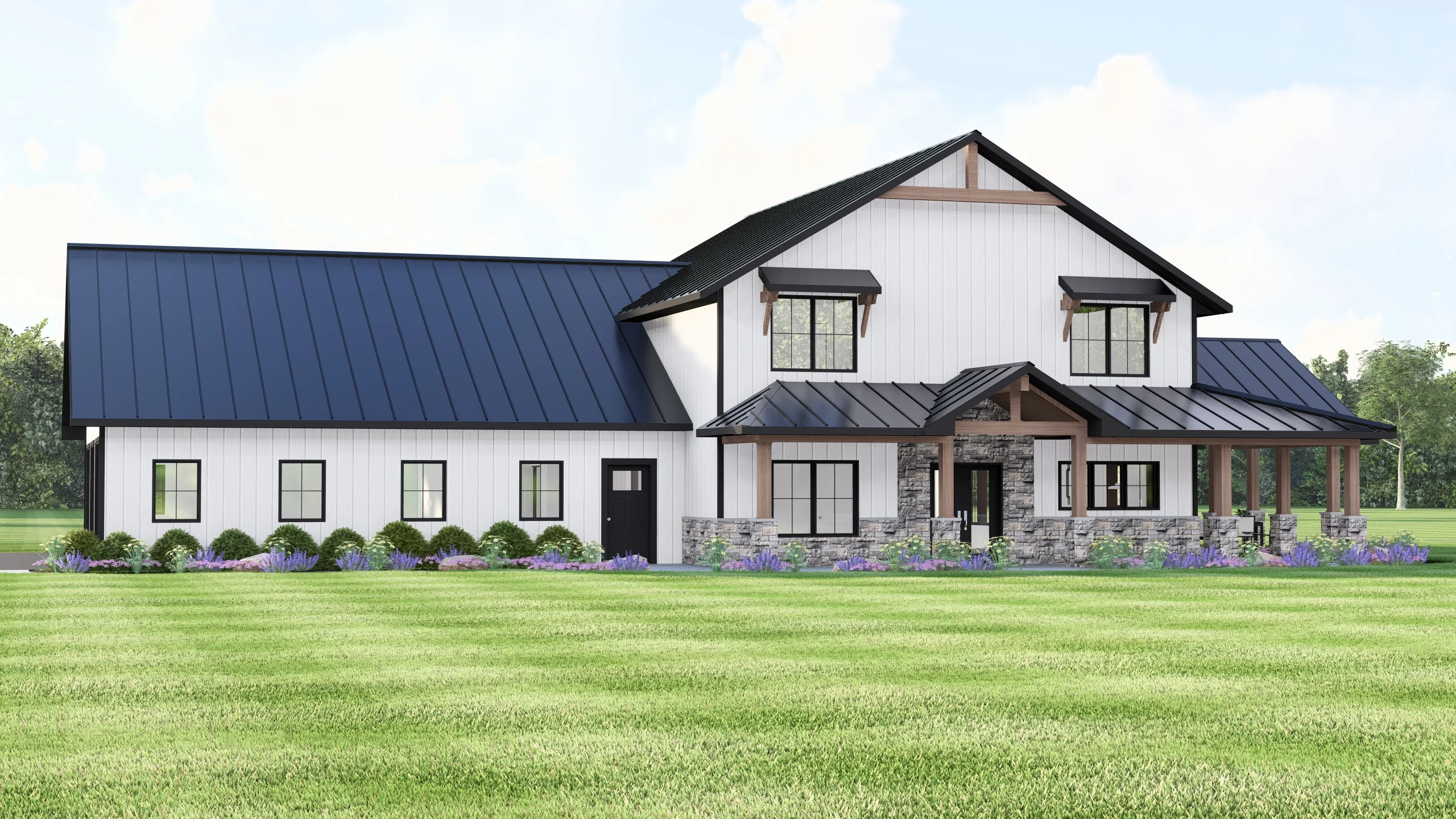 BG-20083 Devon Barndominium House Plan - Image 3