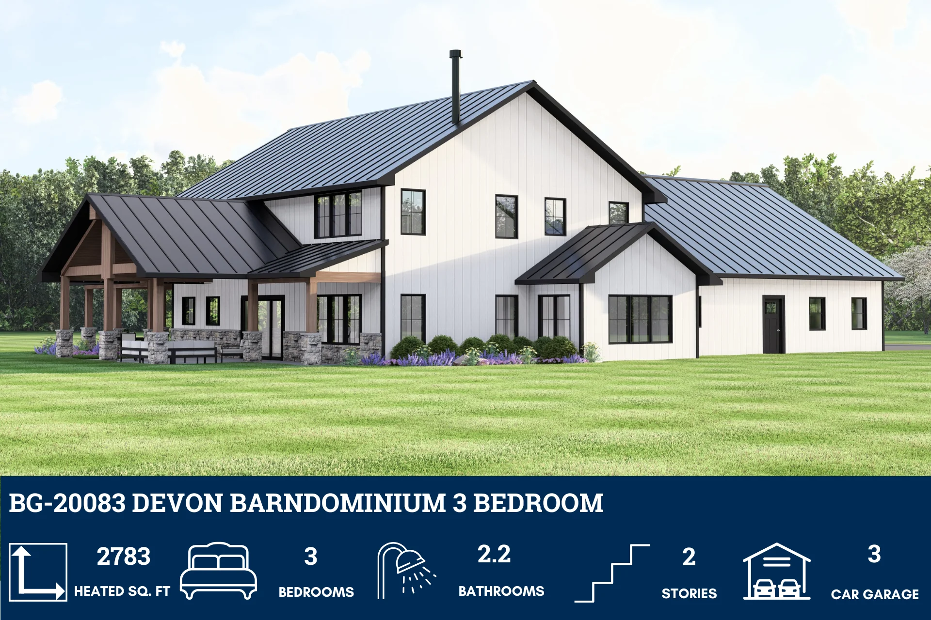 BG-20083 Devon Barndominium House Plan - Image 7