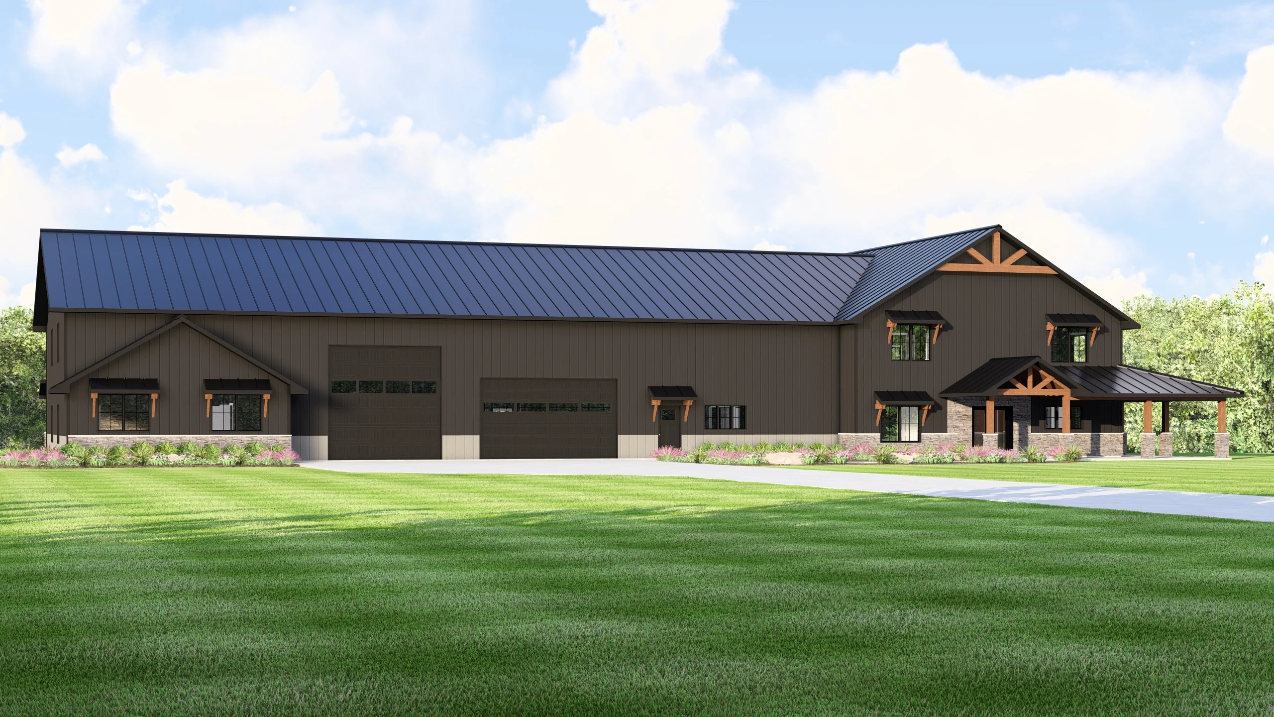 BG-20086 Albany Barndominium House Plan - Image 14
