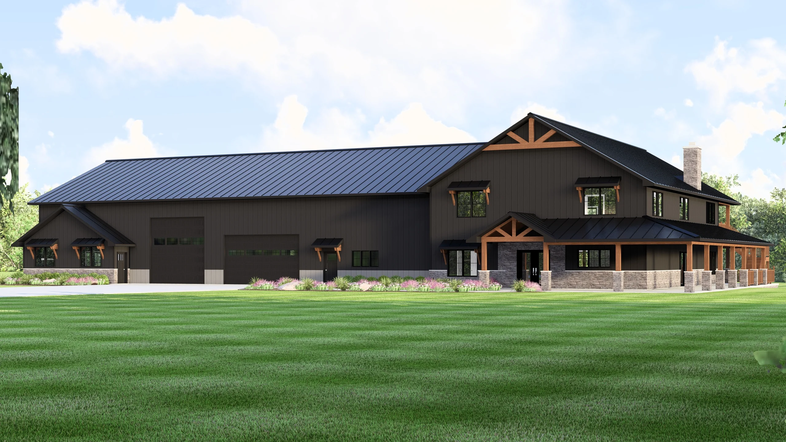 BG-20086 Albany Barndominium House Plan - Image 8