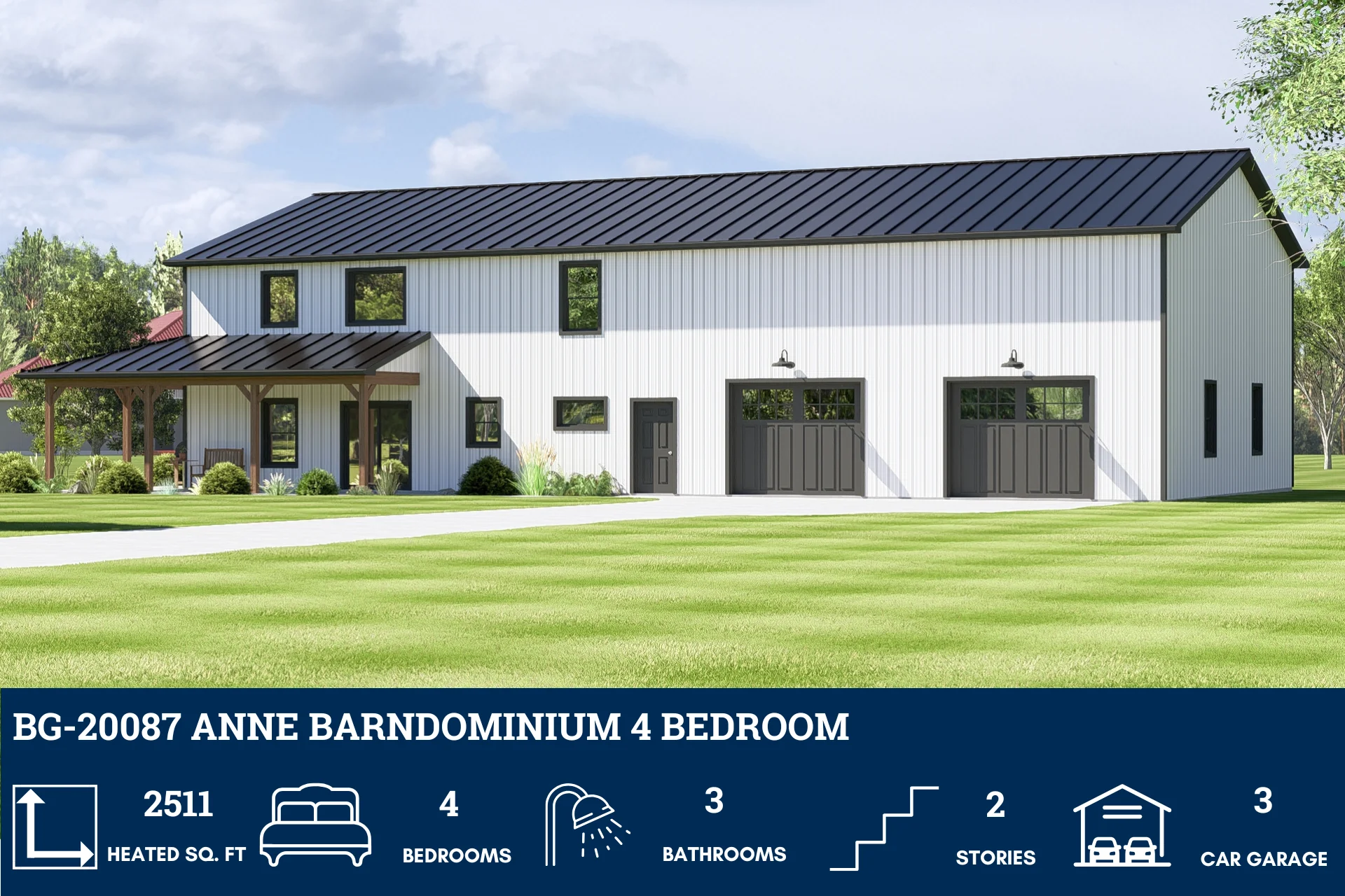 BG-20087 Anne Barndominium House Plan - Image 2