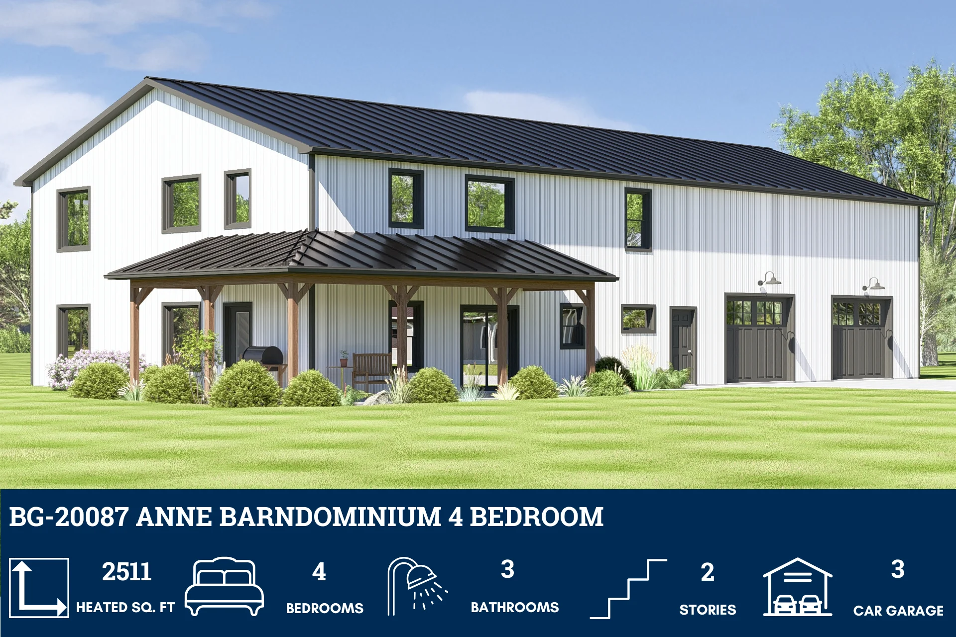 BG-20087 Anne Barndominium House Plan - Image 3