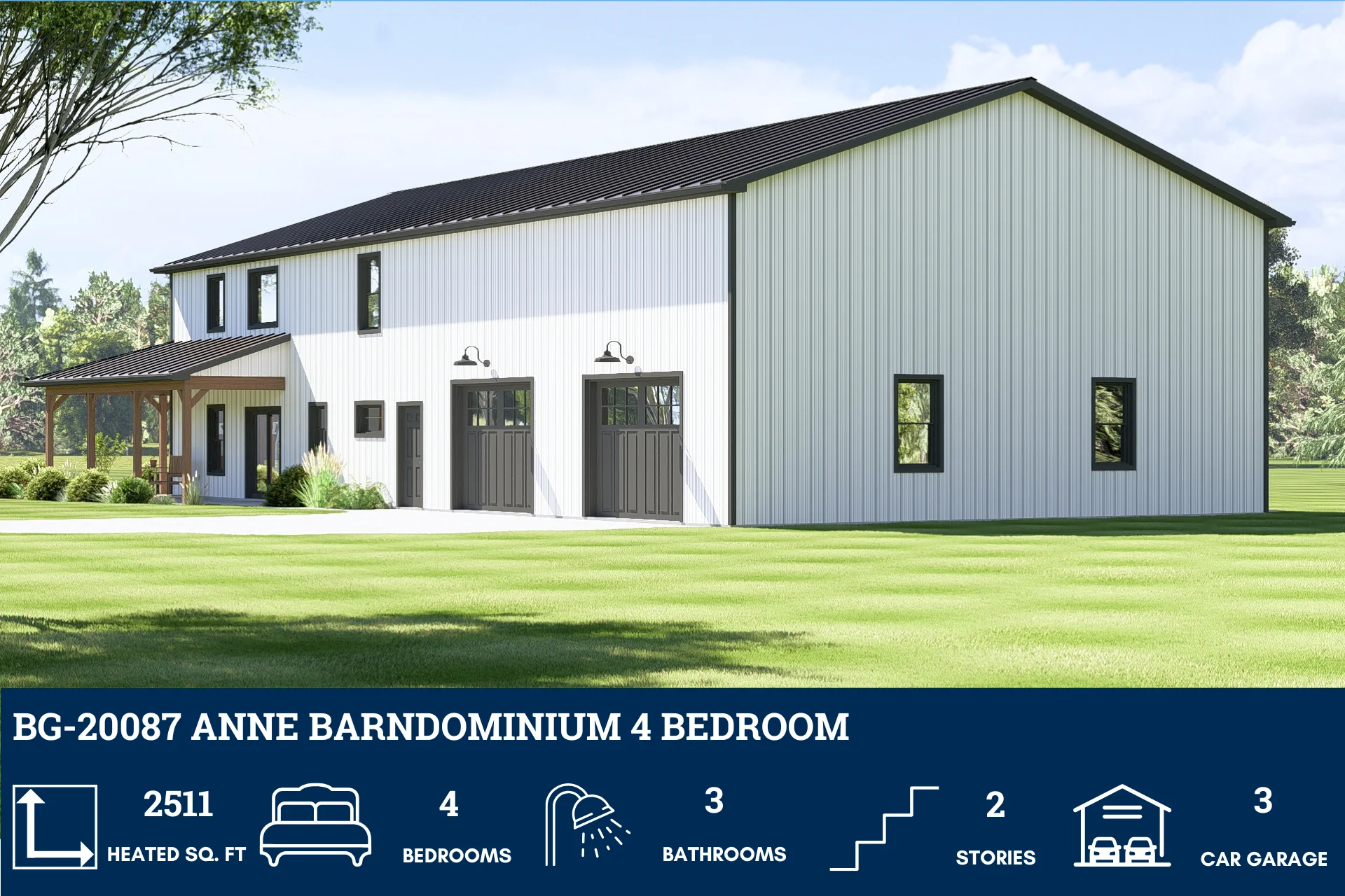 BG-20087 Anne Barndominium House Plan - Image 5