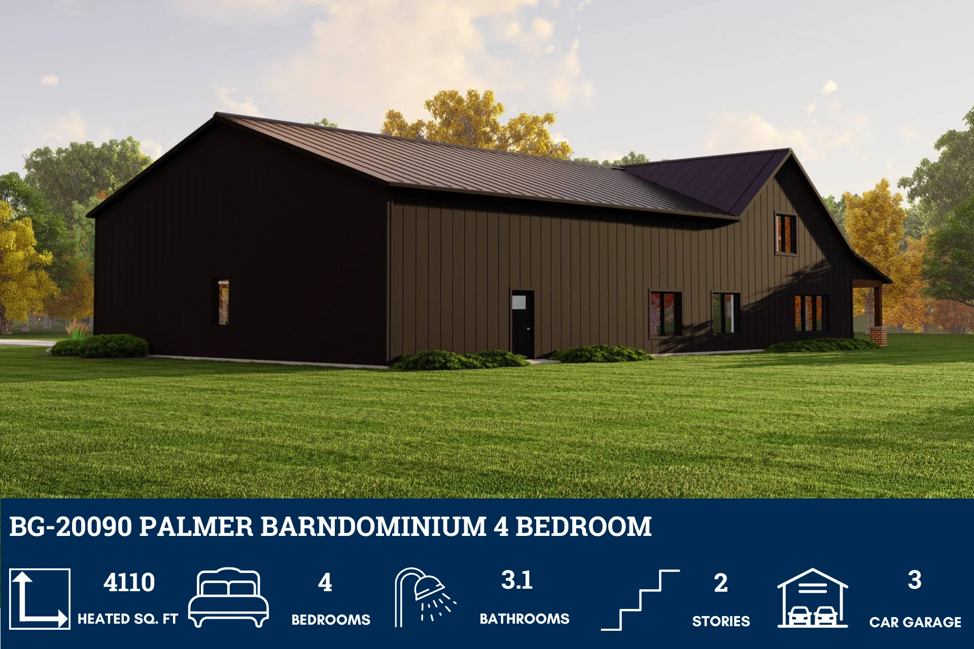 BG-20090 Palmer Barndominium House Plan - Image 3