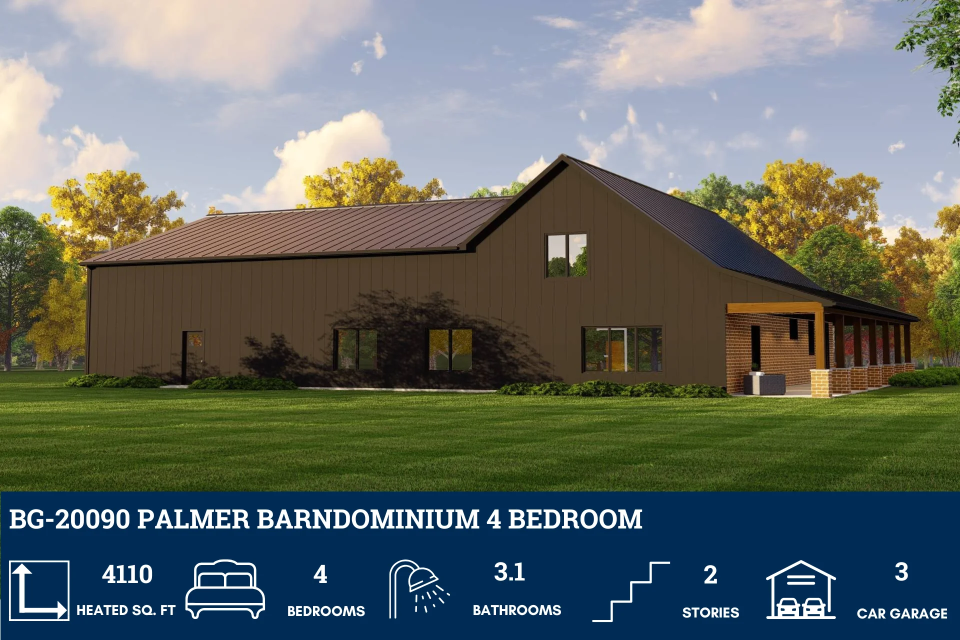 BG-20090 Palmer Barndominium House Plan - Image 4